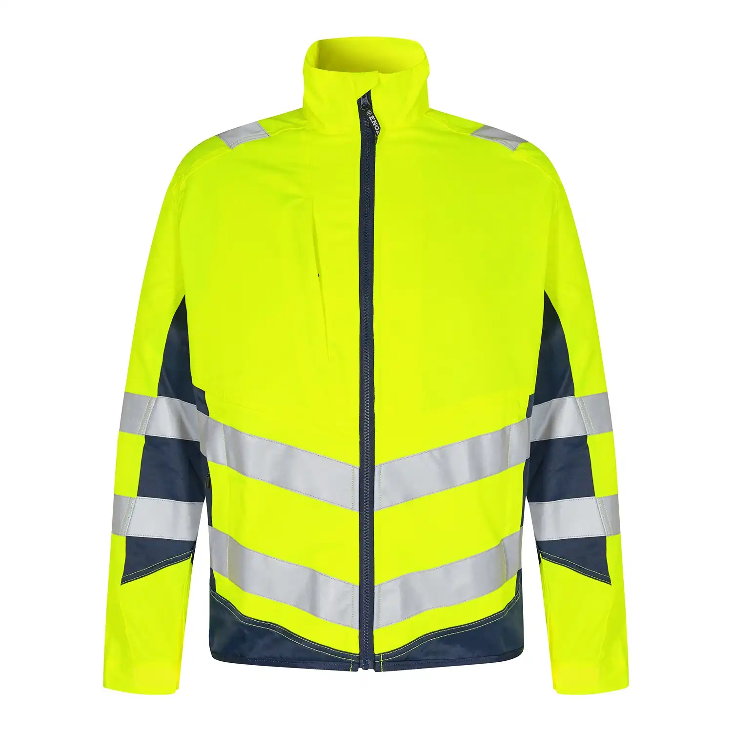 Warnschutz Bundjacke "1545-319" Safety leicht in gelb/marine, 6XL - Thumbnail 1