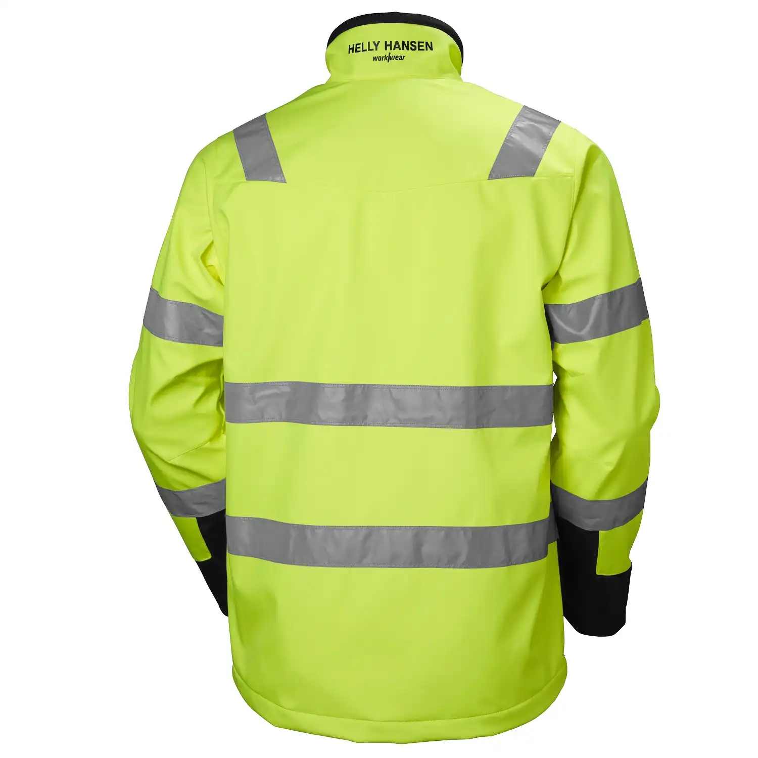 Warnschutz Softshelljacke "ALNA 2.0" in gelb/schwarz, XL - Thumbnail 2