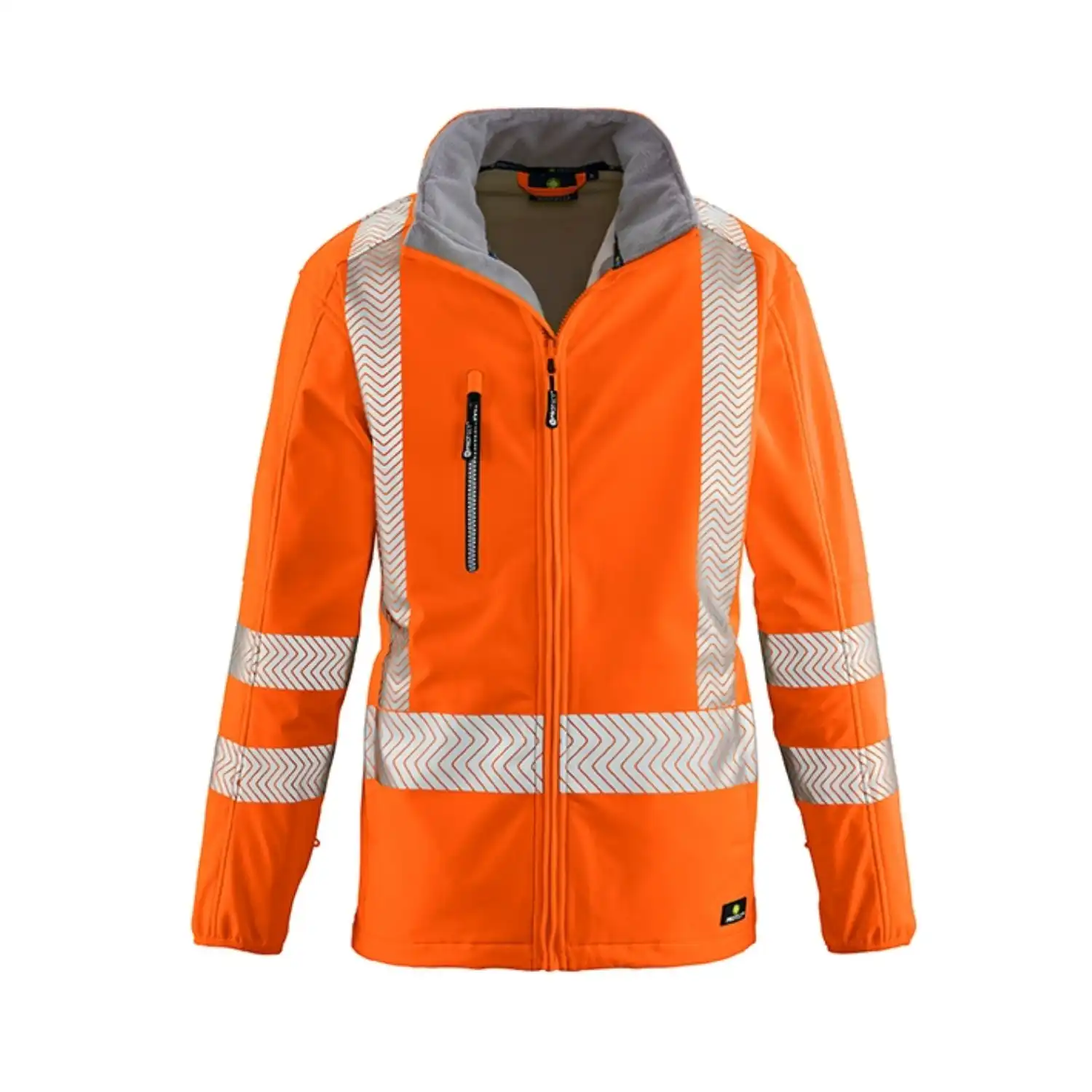 Warnschutz Softshelljacke "TYLER" in Orange, XL - Thumbnail 1