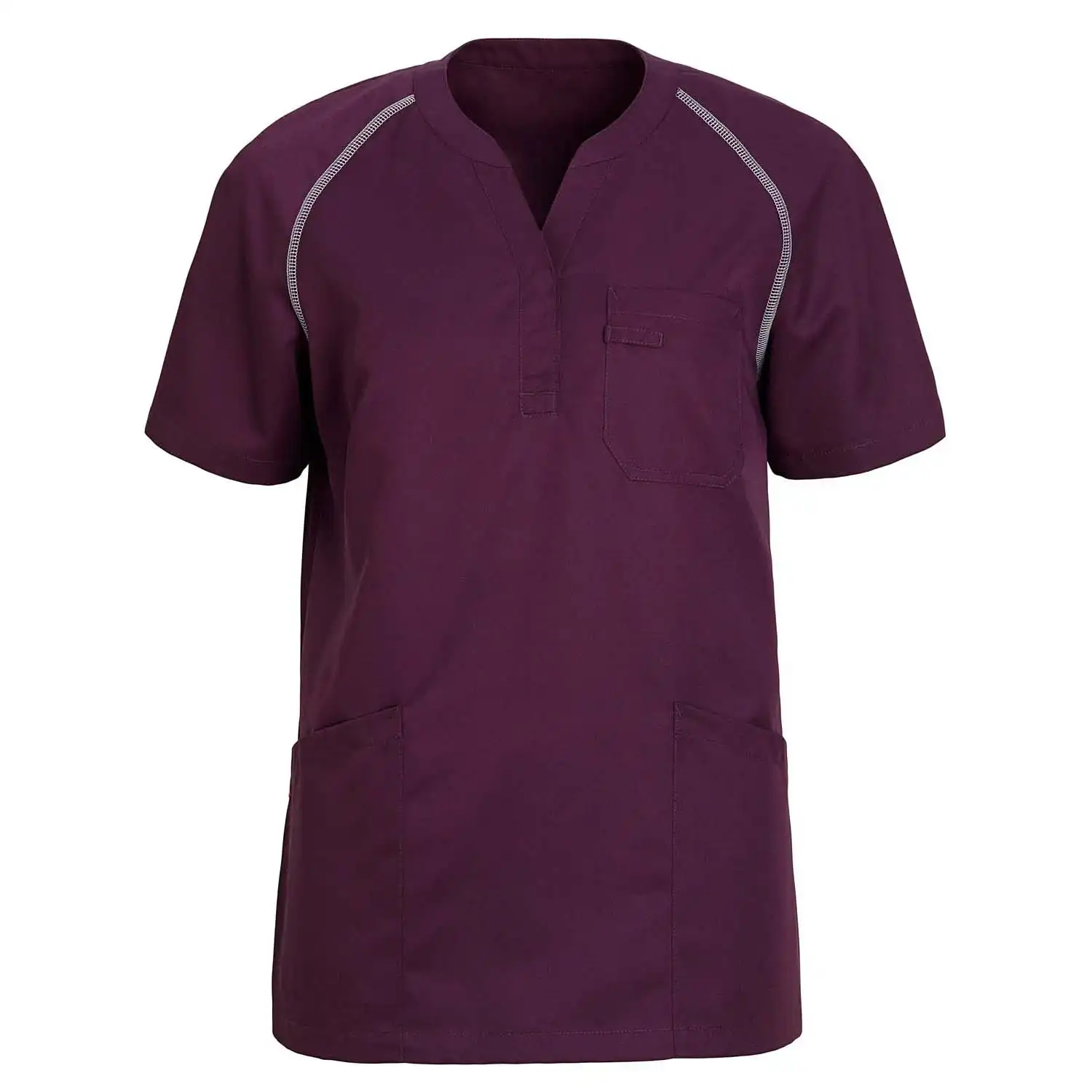 Damen Schlupfkasack "15449" TENCEL™ in XXS, cassis - Thumbnail 1