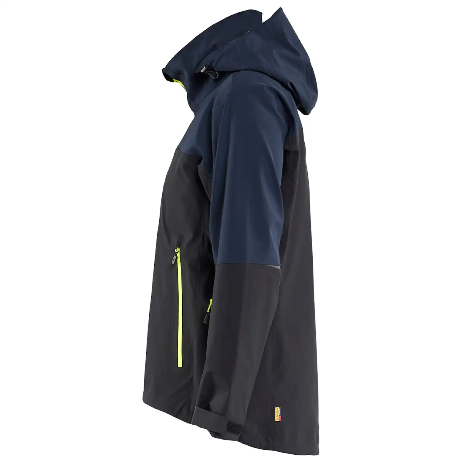 Damen Softshelljacke "STRIKER" in dunkelmarine/gelb, M - Thumbnail 3