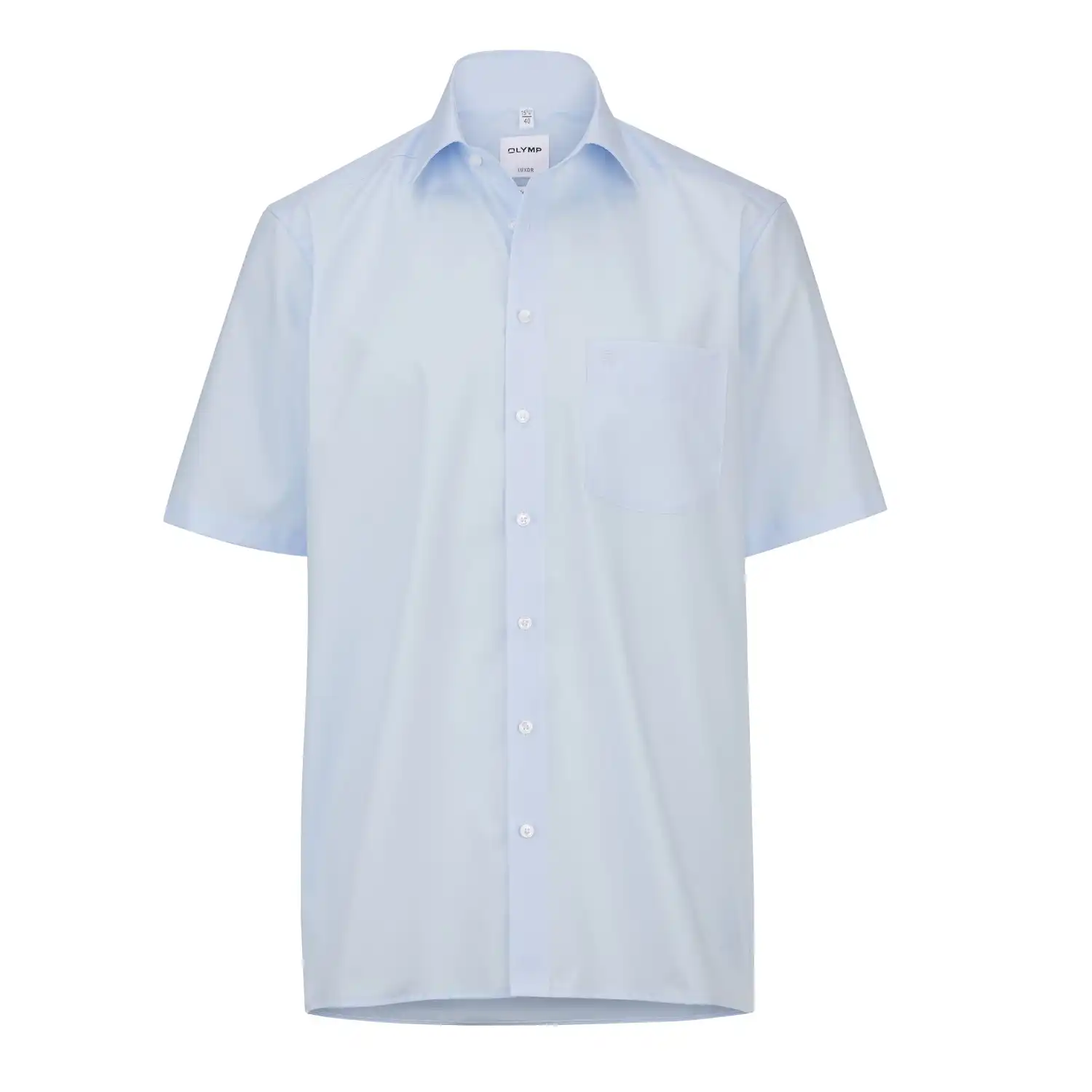 Hemd "LUXOR comfort fit" halbarm blau in 44 - Thumbnail 1