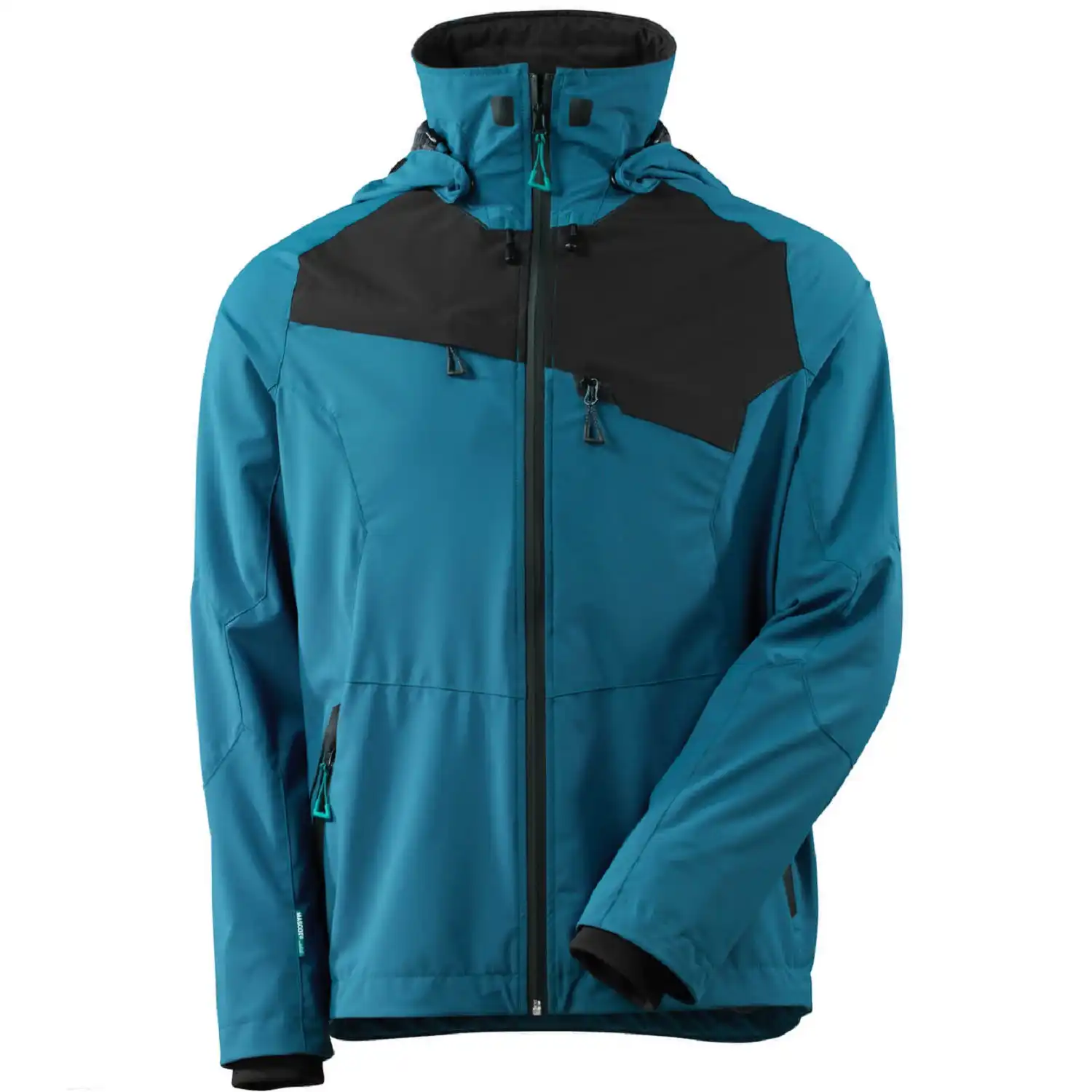 Stretch-Regenjacke Advanced in petrol, M - Bild 1