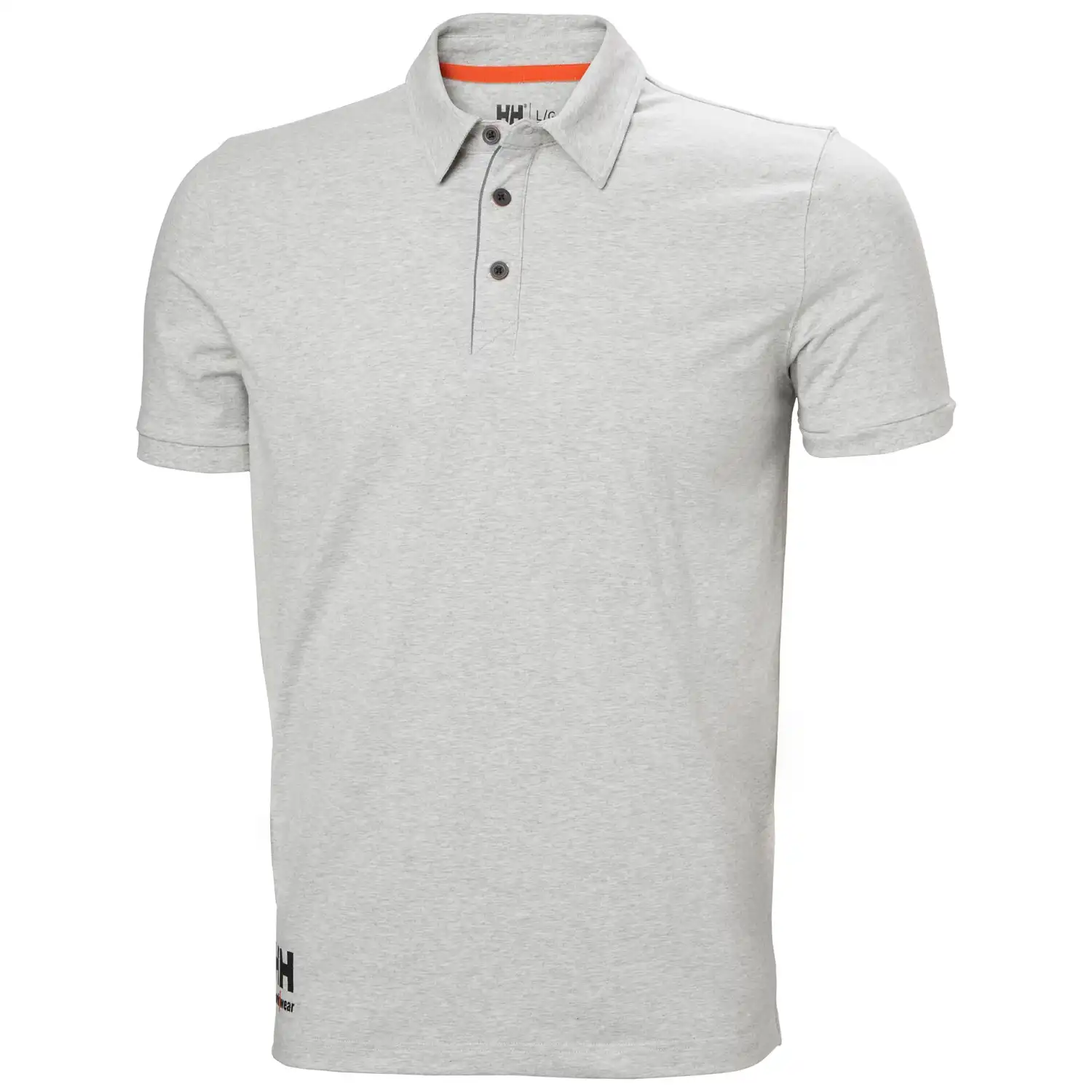 Polo-Shirt "EVO" in grau-melange, M - Thumbnail 1