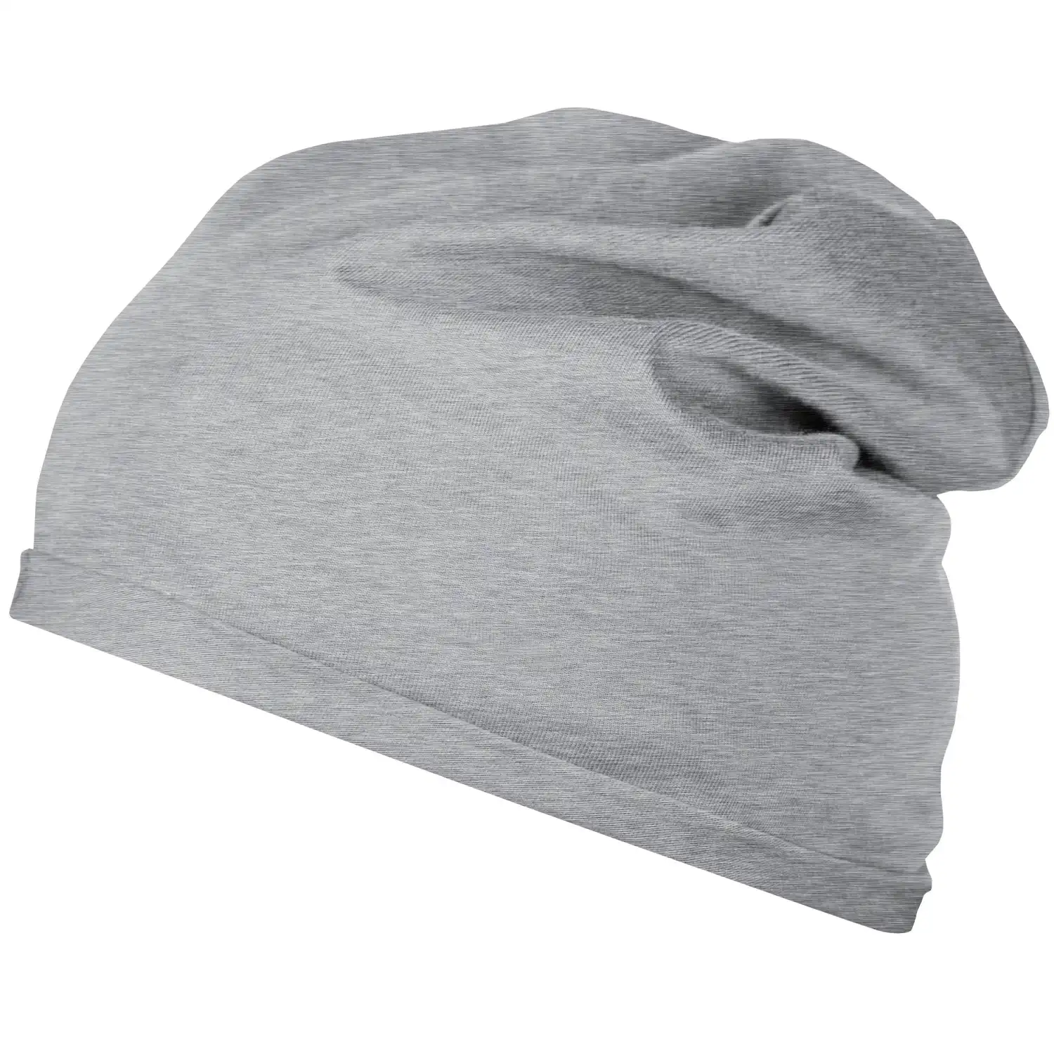 Beanie "MB7113" Bio-Baumwolle in grey-heather - Thumbnail 1