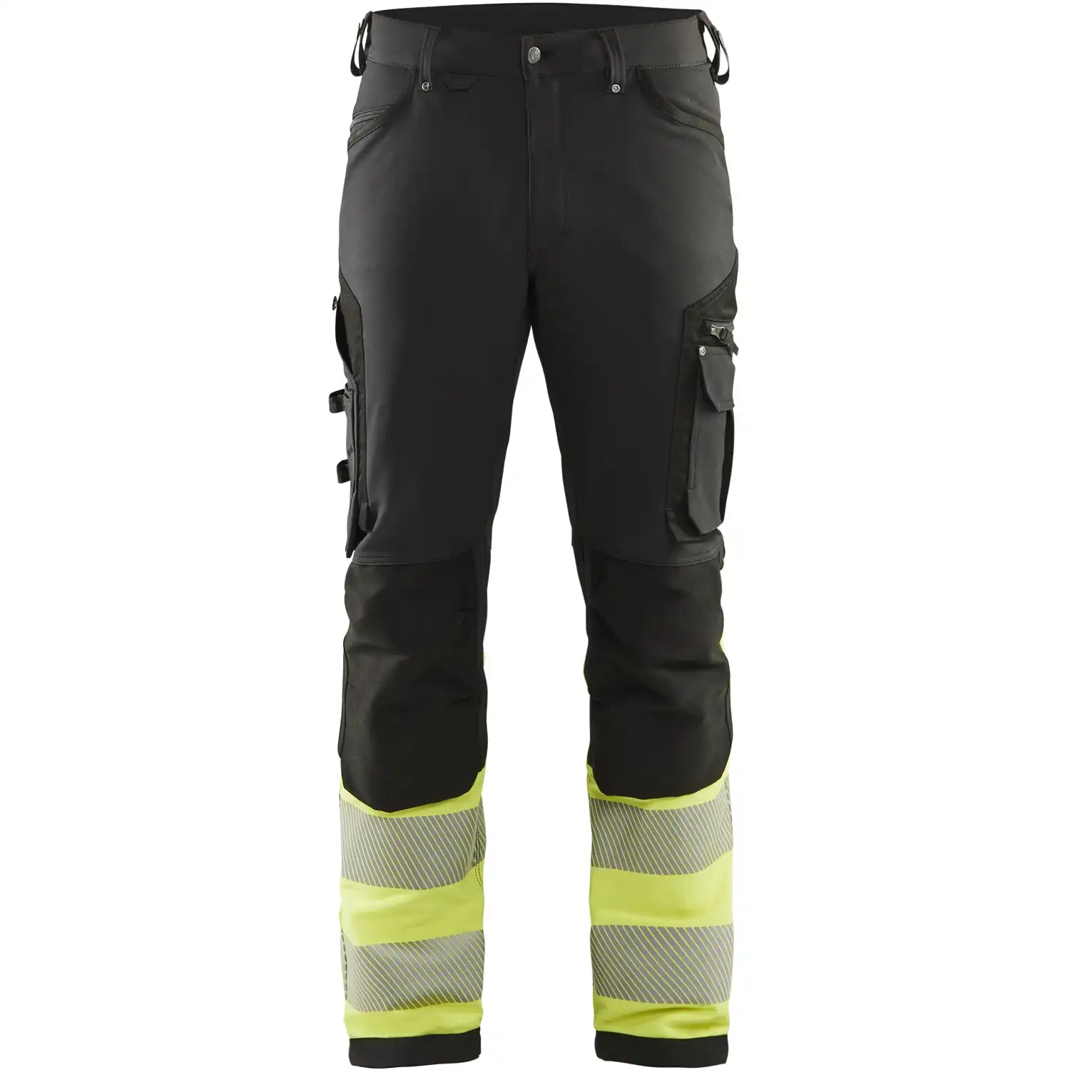 Warnschutz Stretch-Bundhose Kl. 1 "1193"  in schwarz/gelb, C150 - Thumbnail 1