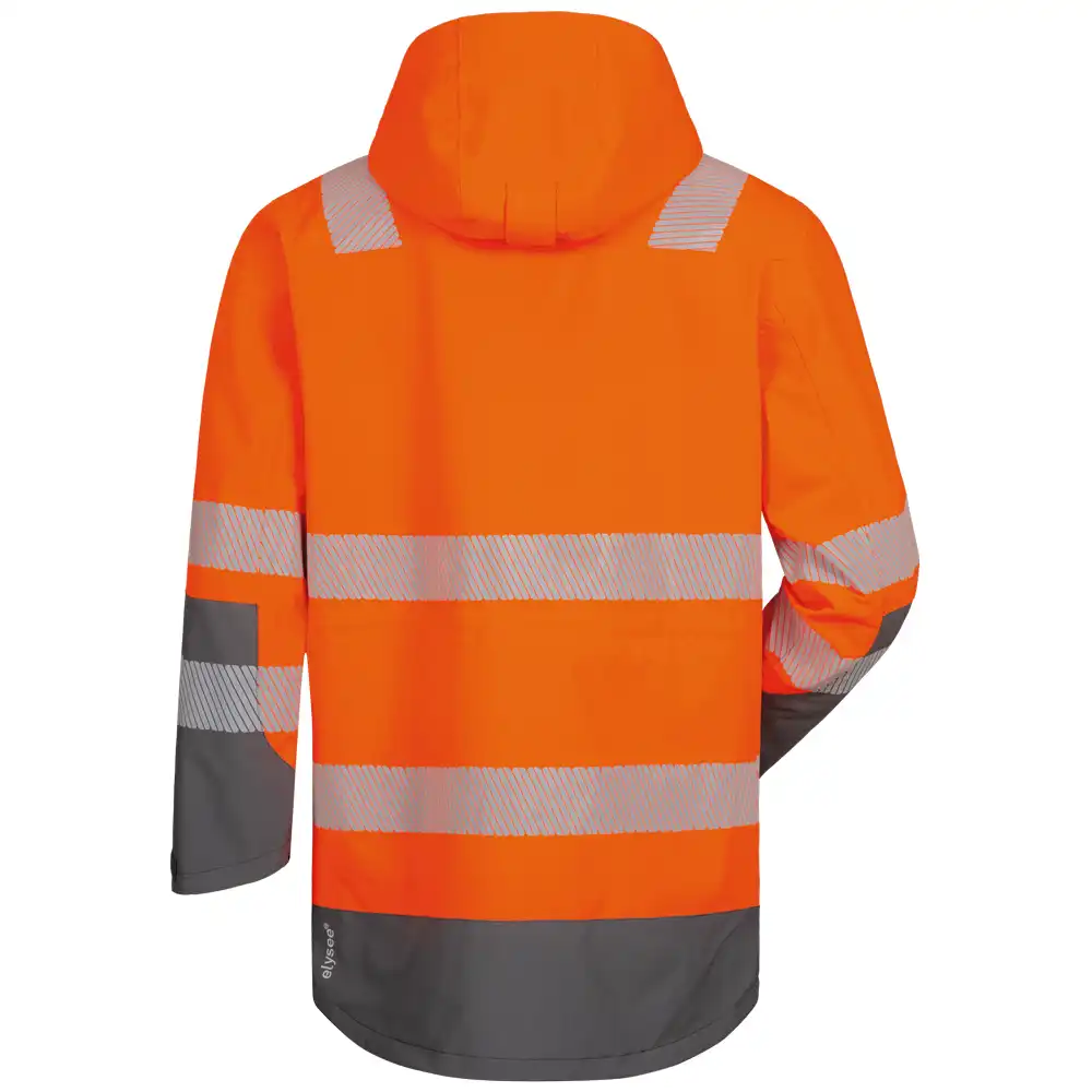 Warnschutz Regenparka  in orange/grau, L - Thumbnail 2