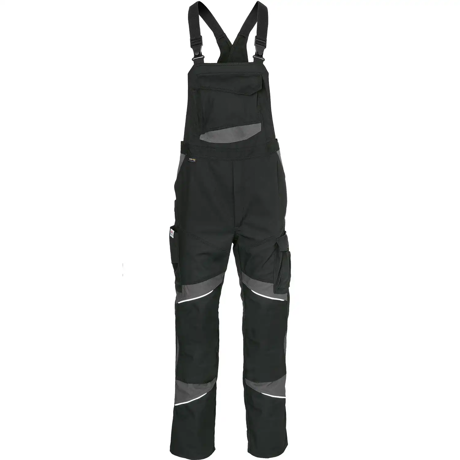 Latzhose "ACTIVIQ cotton+" in schwarz/anthrazit, 31 - Thumbnail 1