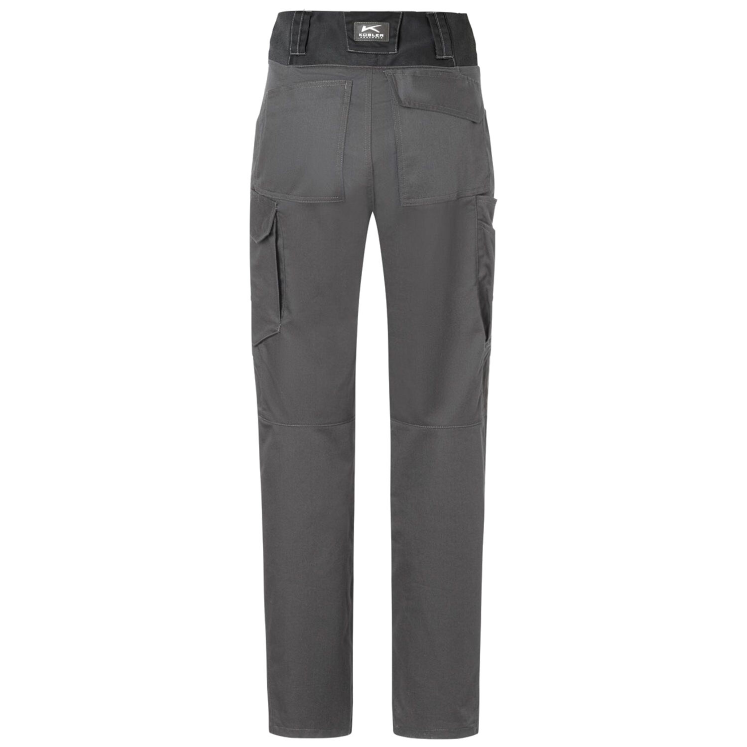 Damen Stretch-Bundhose "REFORCE" in dunkelgrau/schwarz, 48 - Thumbnail 2