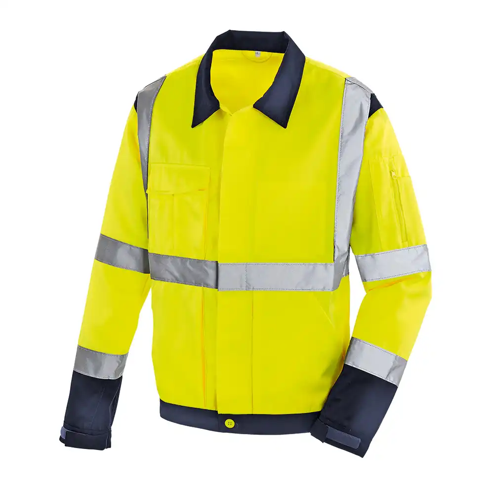 Warnschutz-Bundjacke "DAVENPORT" gelb/marine in S - Thumbnail 1