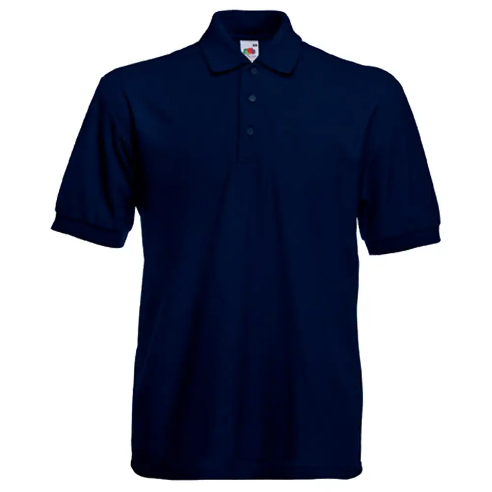 Polo-Shirt "F503" Heavy Piquée in deep navy, S - Thumbnail 1