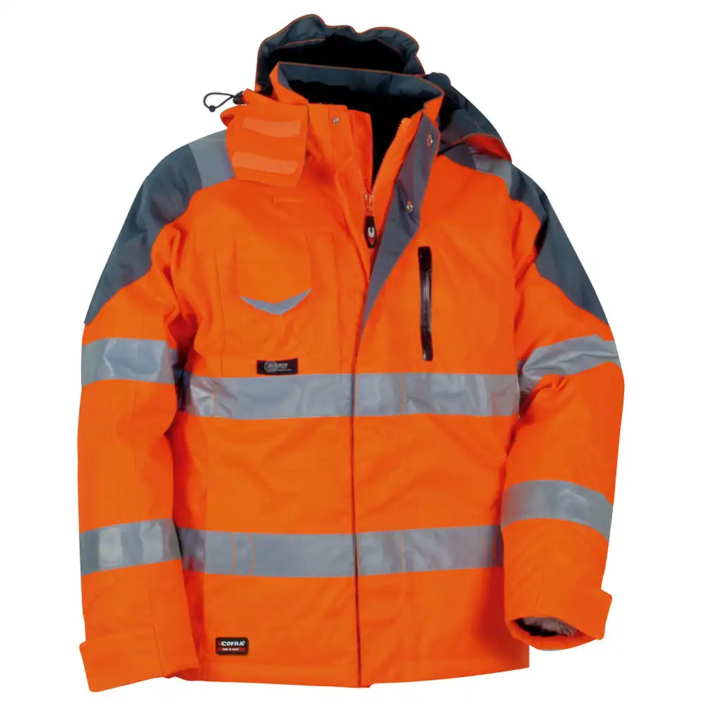 Warnschutz Thermo-Winterjacke "RESCUE"  in Orange, 48 - Bild 1