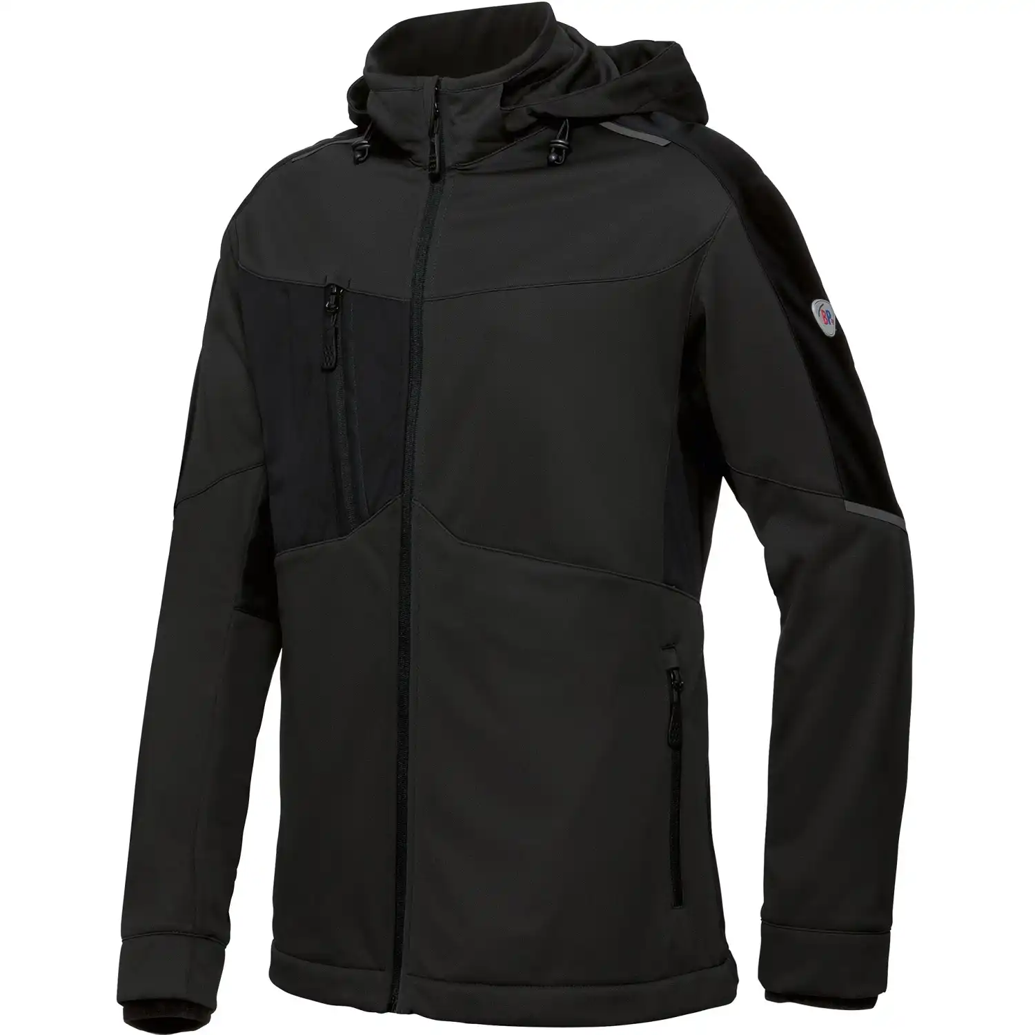 Softshelljacke "1830-992" Bplus Modern Stretch in schwarz, M - Thumbnail 1