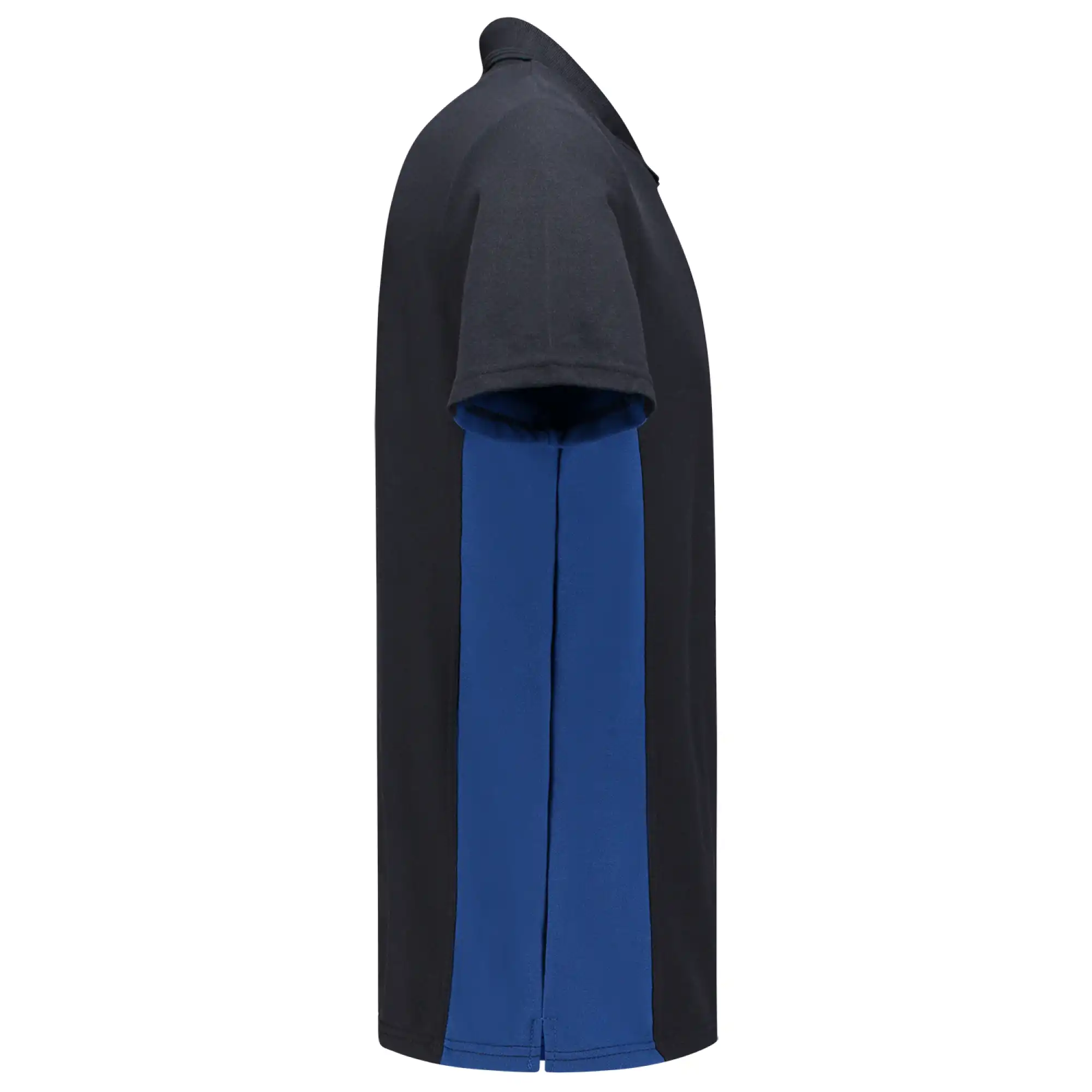 Polo-Shirt Bicolor "202004" Workwear in XS, navy/royal blue - Thumbnail 4