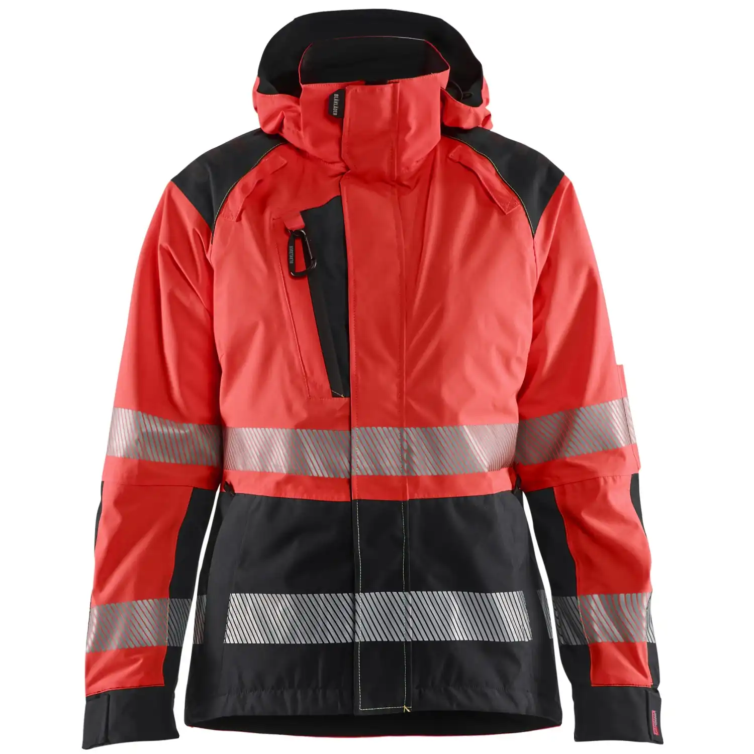 Damen Warnschutz Regenjacke Kl. 2 "4436" in rot/schwarz, 3XL - Thumbnail 1