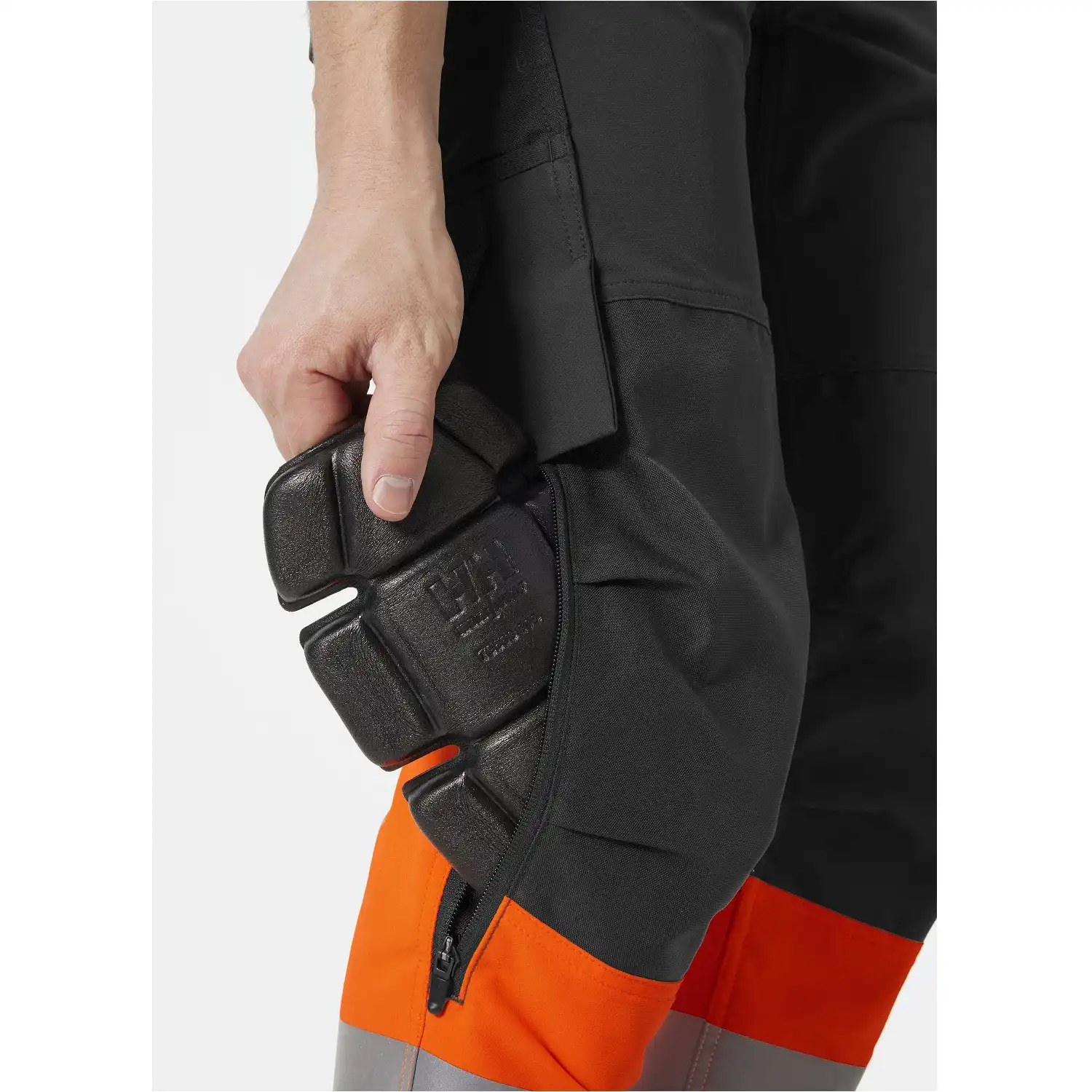 Stretch Warnschutz Bundhose "ALNA 4X" Kl.1 in orange/schwarz, C50 - Thumbnail 3