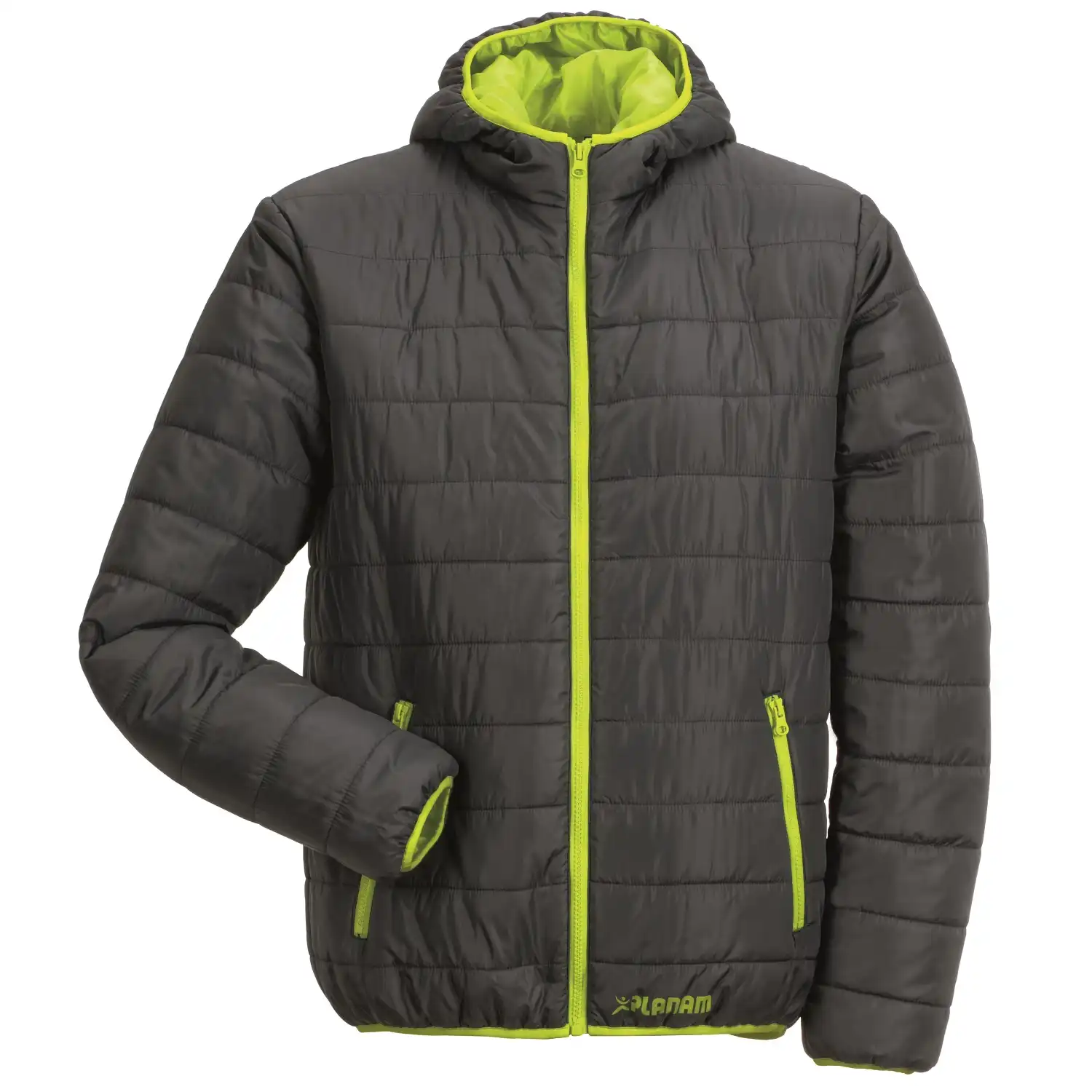 Steppjacke "LIZARD" Outdoor in marine/grün, 4XL - Thumbnail 1