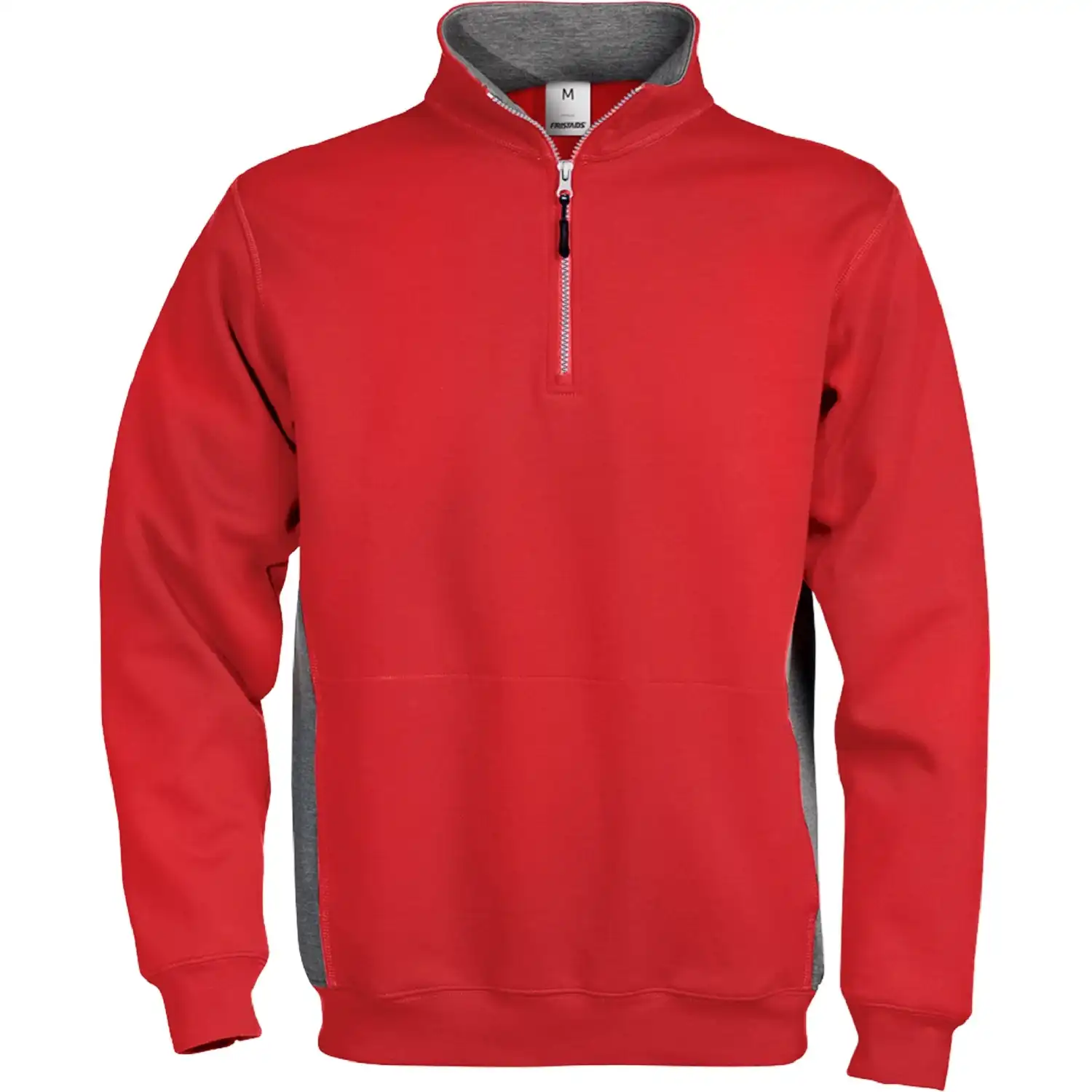 Zip-Sweatshirt "1705 DF" in XS, Rot - Bild 1