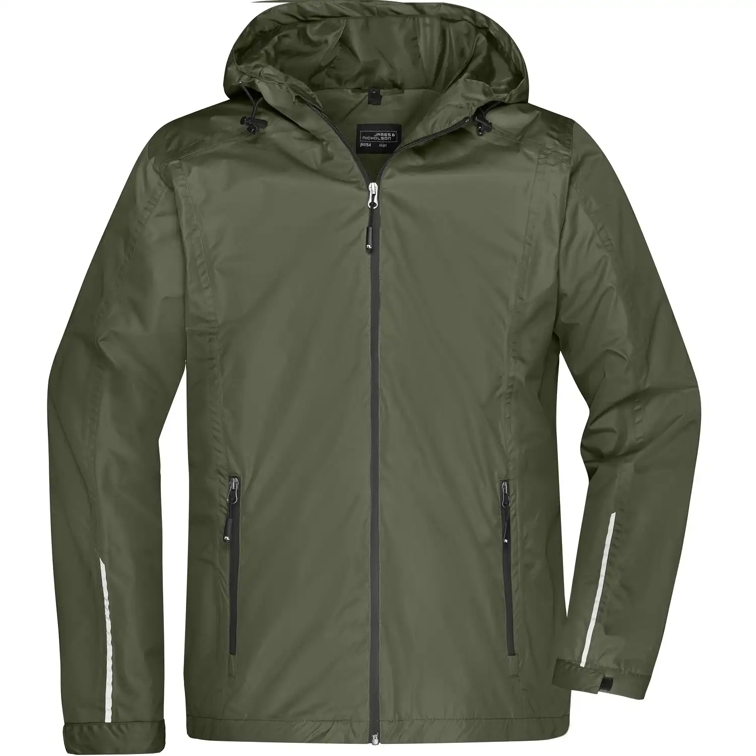 3-in-1 Herren Jacke in olive, L - Thumbnail 2