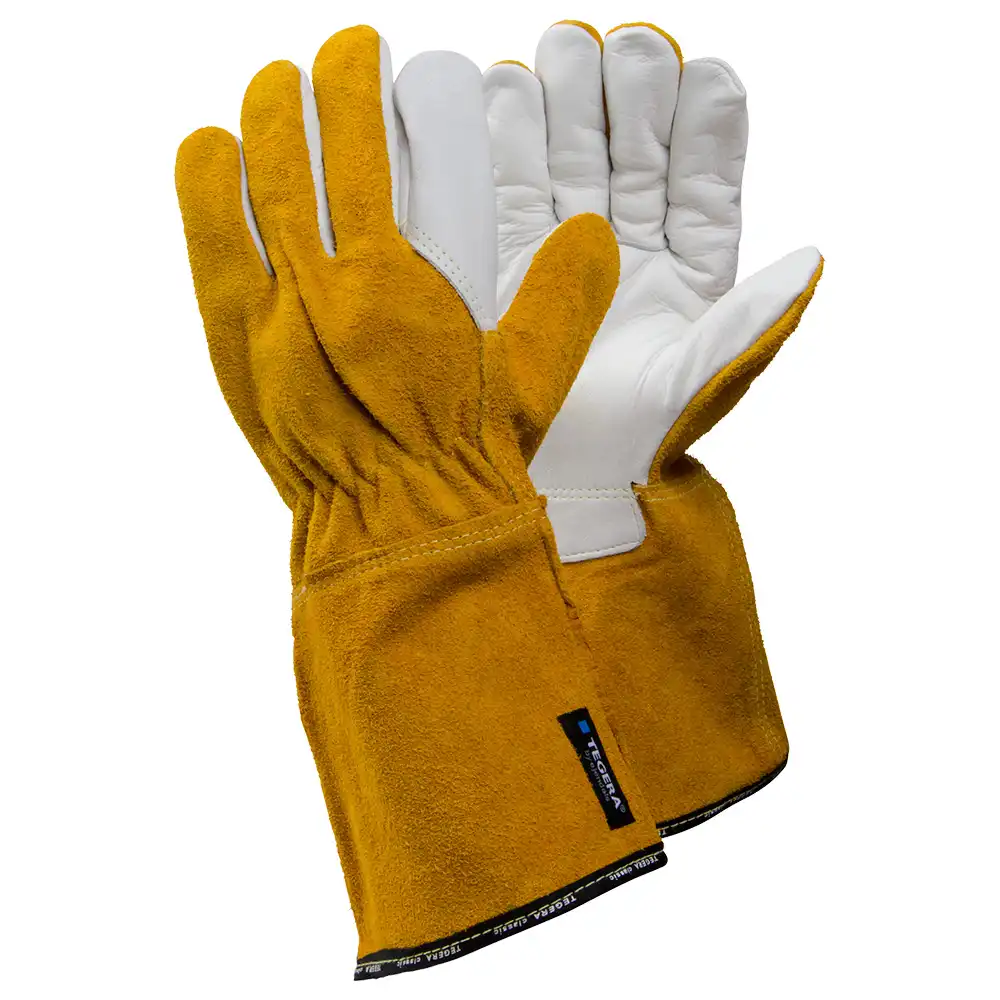 Schweißer-Arbeitshandschuhe 8 15cm Stulpe in 10 (XL) - Thumbnail 1