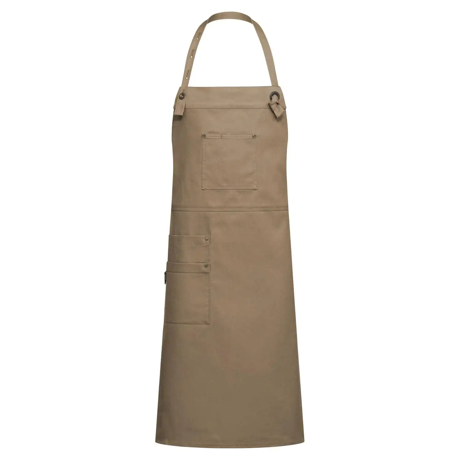 Latzschürze Canvas "4049" in sand - Thumbnail 1