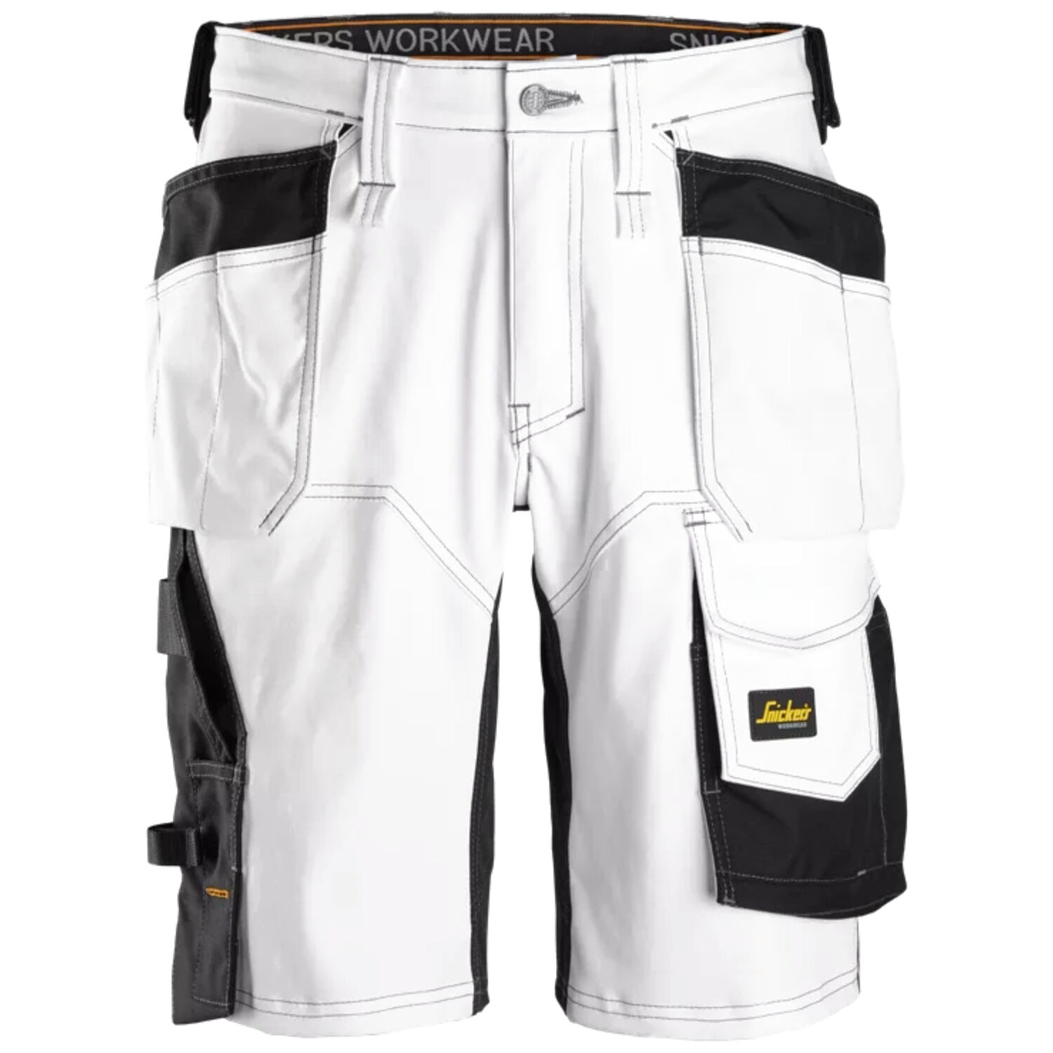 Arbeitsshorts "6151" in weiß/schwarz, 48 - Thumbnail 1