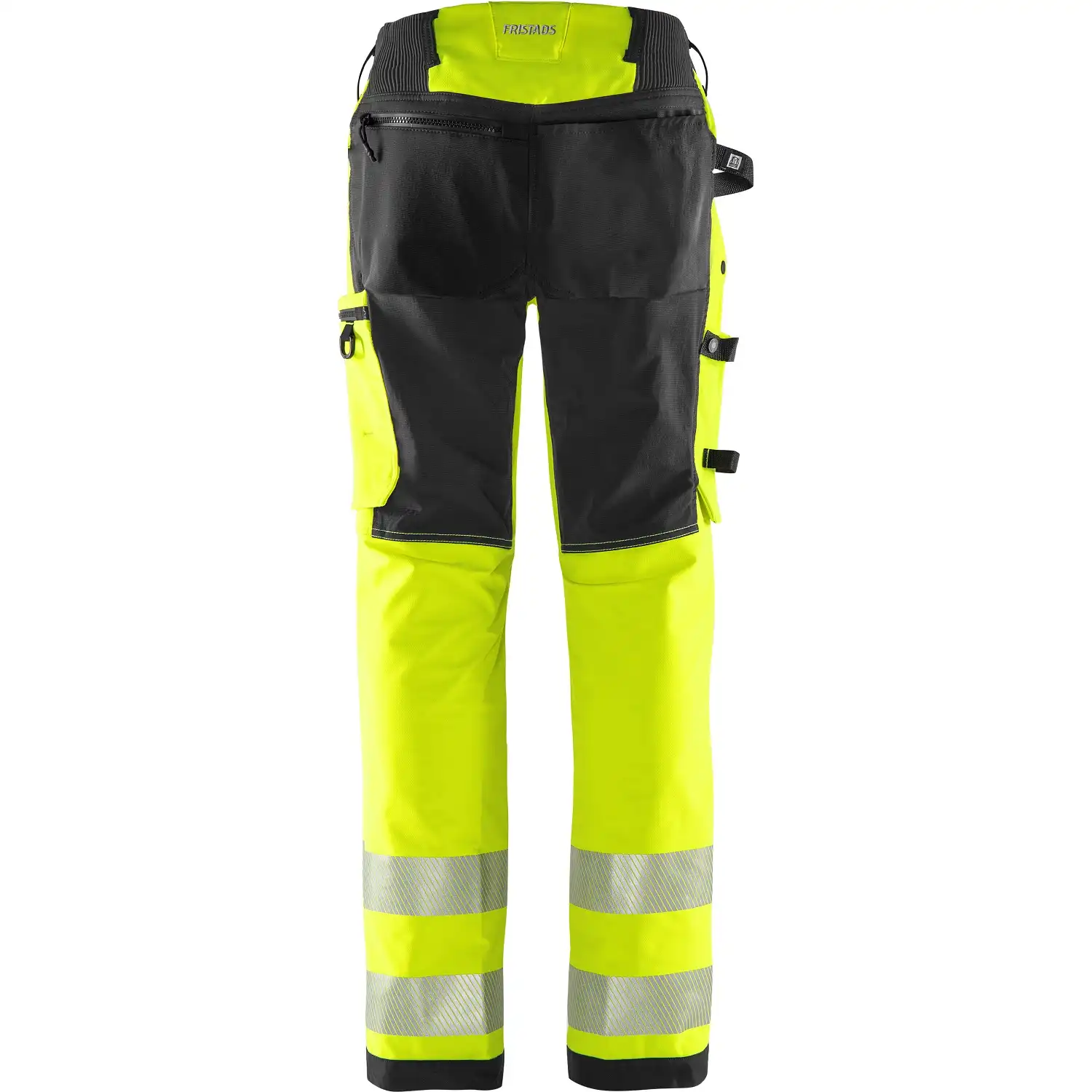 Damen Warnschutz Stretch Bundhose "2665 GSTP" Green Stiby in gelb/schwarz, R34 - Thumbnail 2