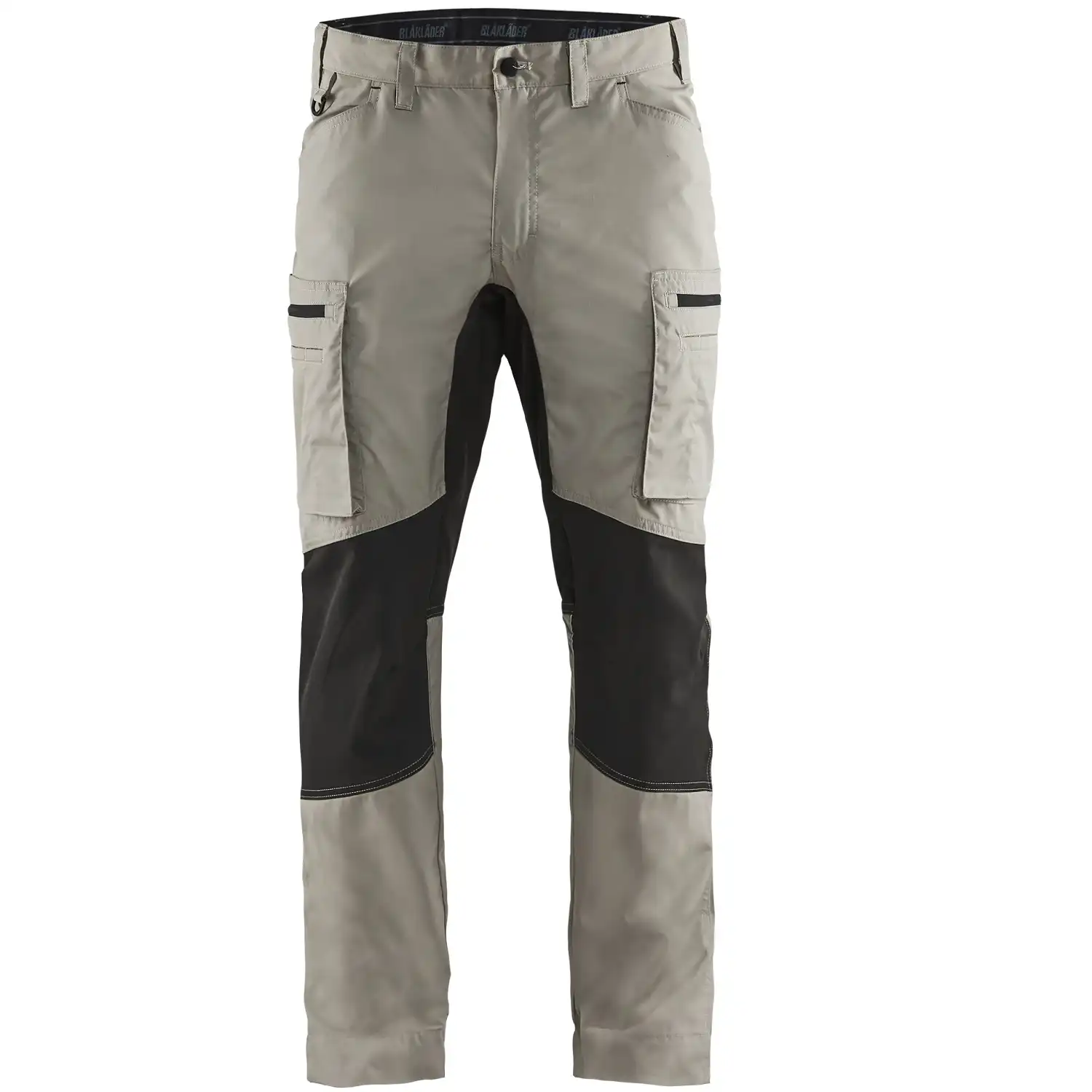 Service Bundhose "1459-1845"  166 g/m² in khaki/Schwarz, 50 - Thumbnail 1