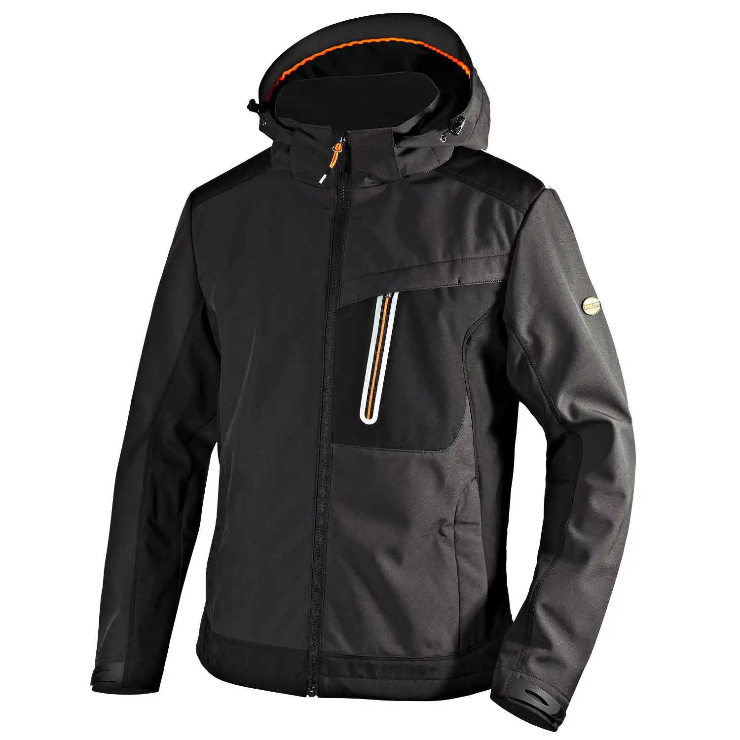 Softshelljacke "CARBON TECH" in dunkelgrau, XS (DE size: XXS) - Thumbnail 1