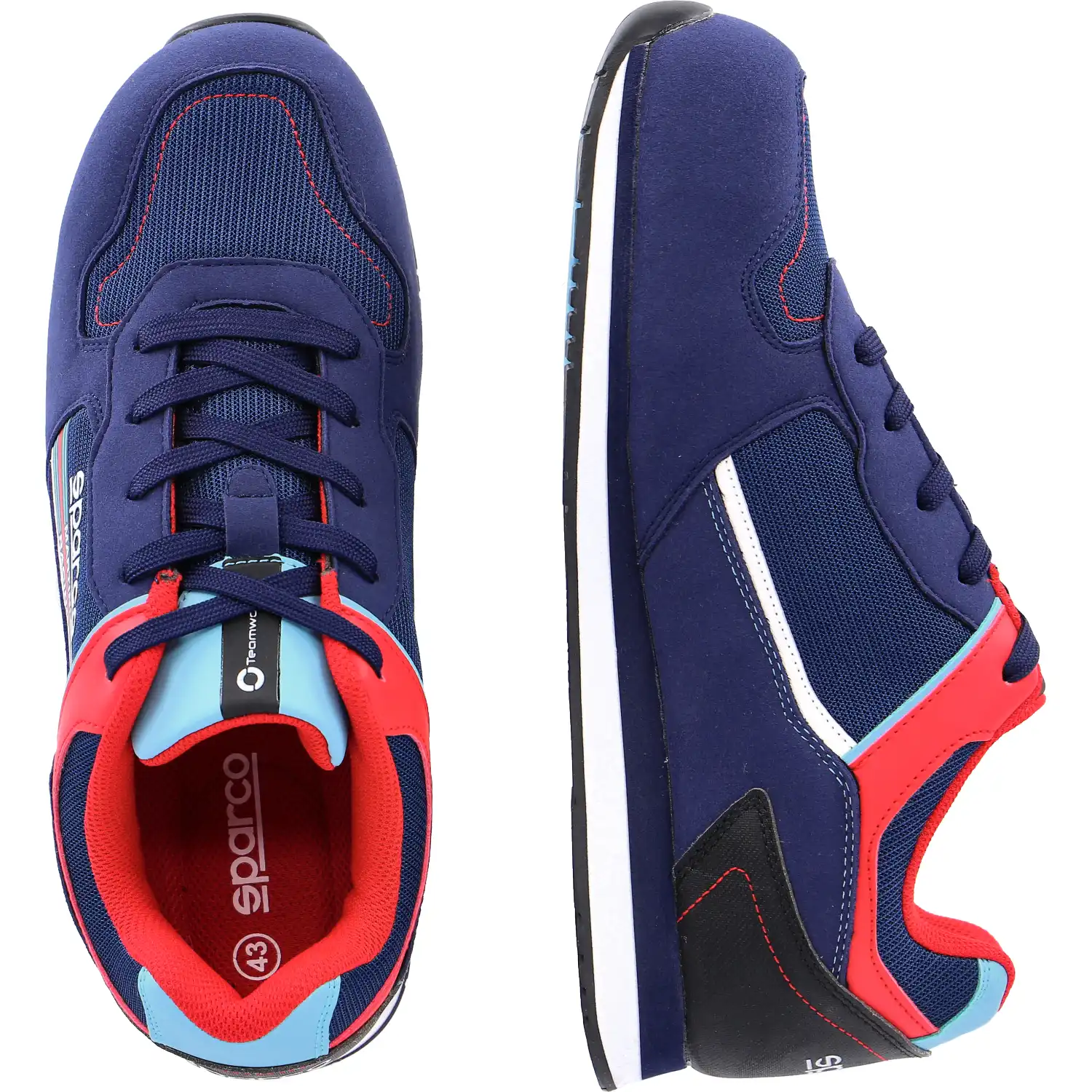 Sicherheitshalbschuh S1P "GYMKHANA MARTINI" blue/red in 45 - Thumbnail 1