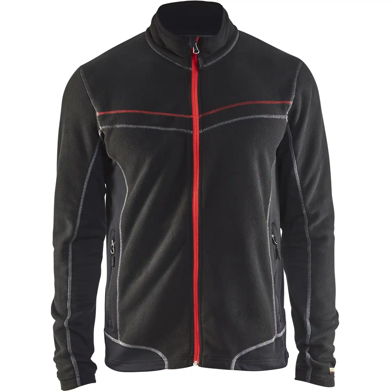 Microfleecejacke "4997" in schwarz, 3XL - Thumbnail 1