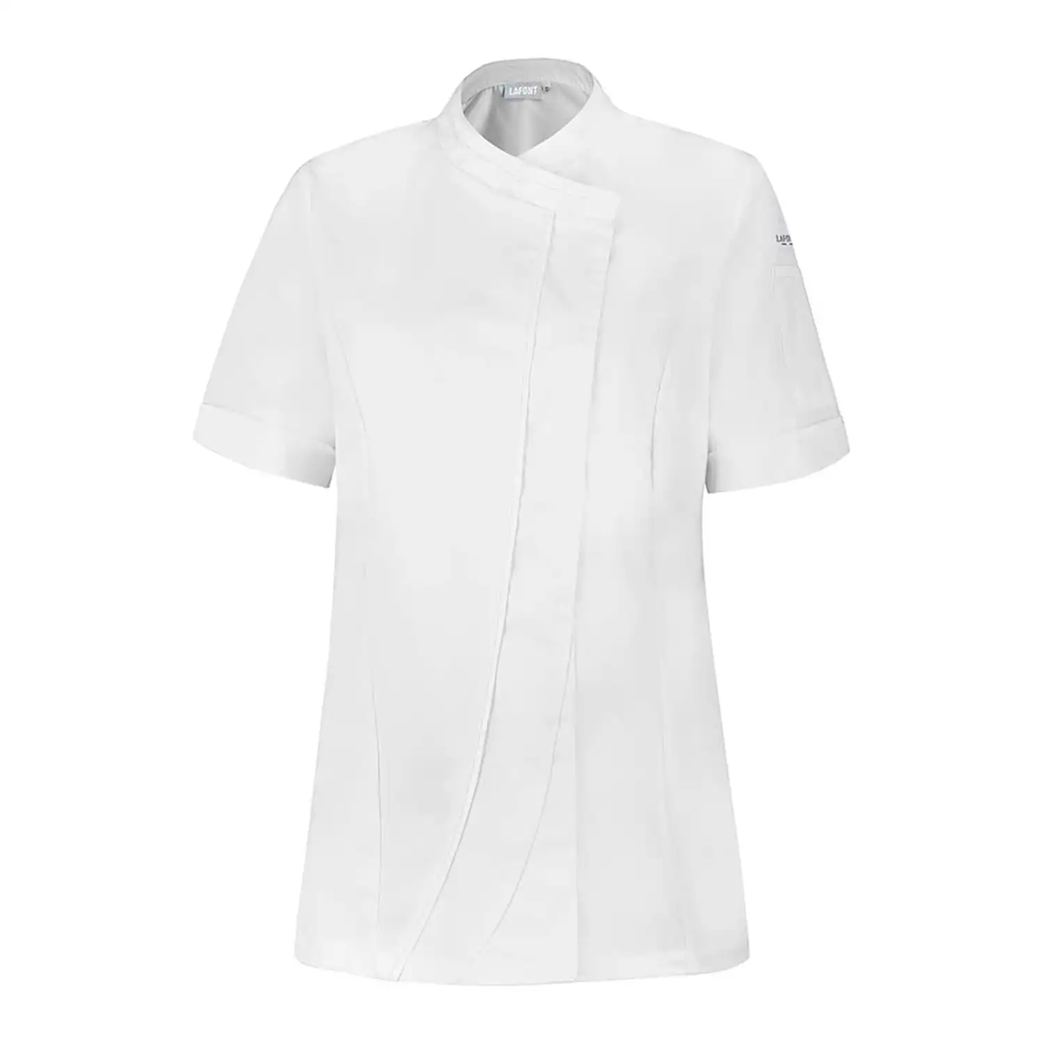 Damen Kochhemd "GINSENG" in L, Weiß - Thumbnail 1