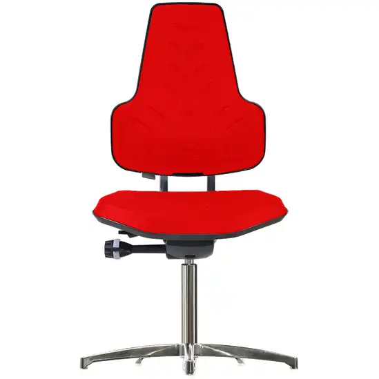 Arbeitsstuhl "WS 8210" Werkstar farbig in signalrot - Thumbnail 1
