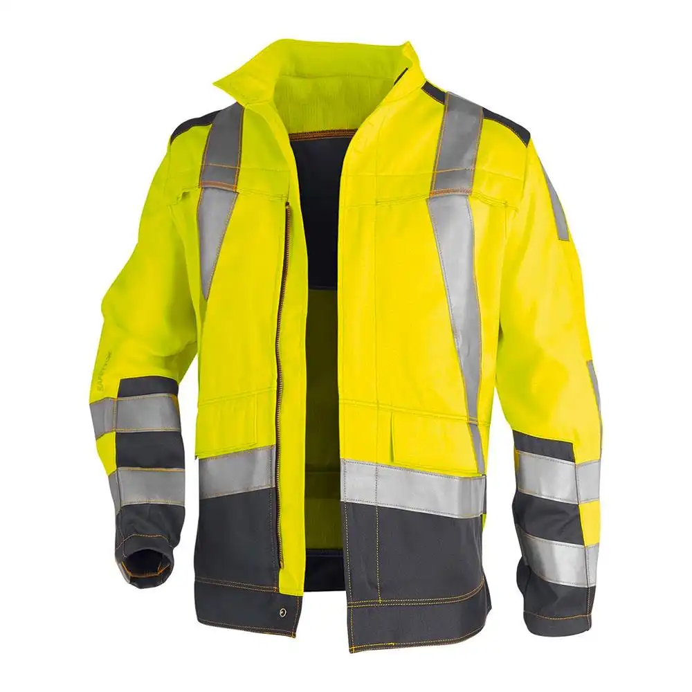 Multinorm Bundjacke "PSA SAFETY X7" in warngelb/anthrazit, 102 - Thumbnail 1