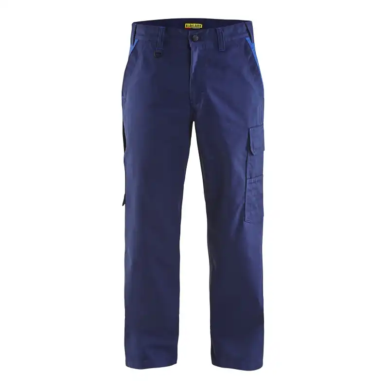 Arbeitsbundhose Industrie "1404" in marine/kornblau, C146 - Thumbnail 1