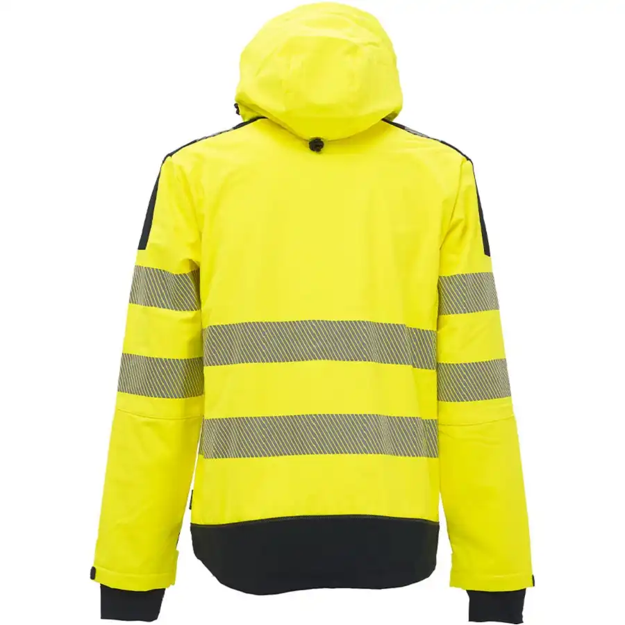 Warnschutz Softshelljacke "MIKY" Hi-Light in yellow, 3XL (DE size: XXL) - Thumbnail 2