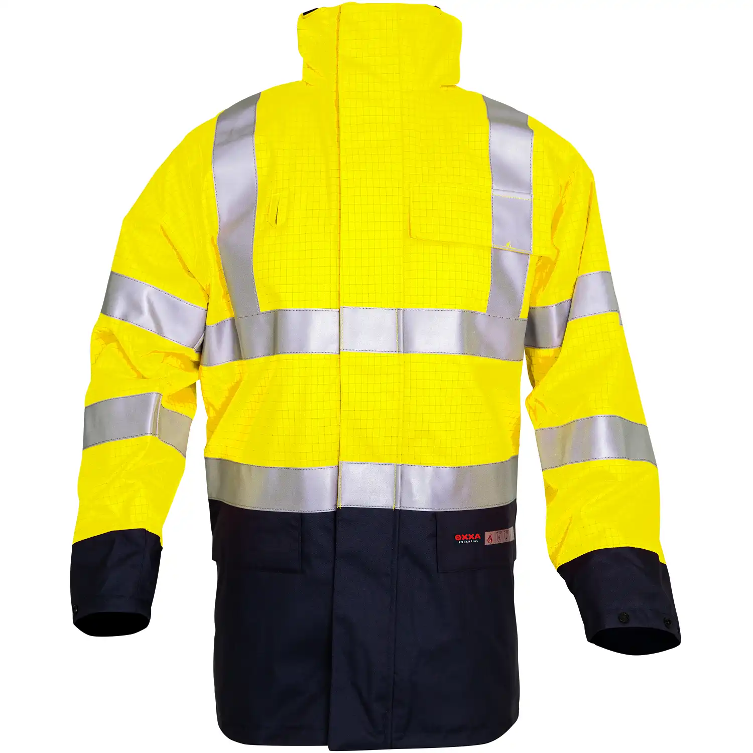 Multinorm Regenparka "MAGOMA" 2664 Essential in gelb/marine, XL - Bild 1