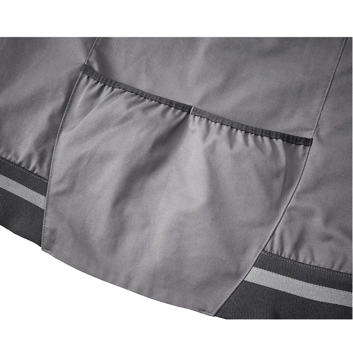 Workwear Weste in grau/rot, L - Thumbnail 3