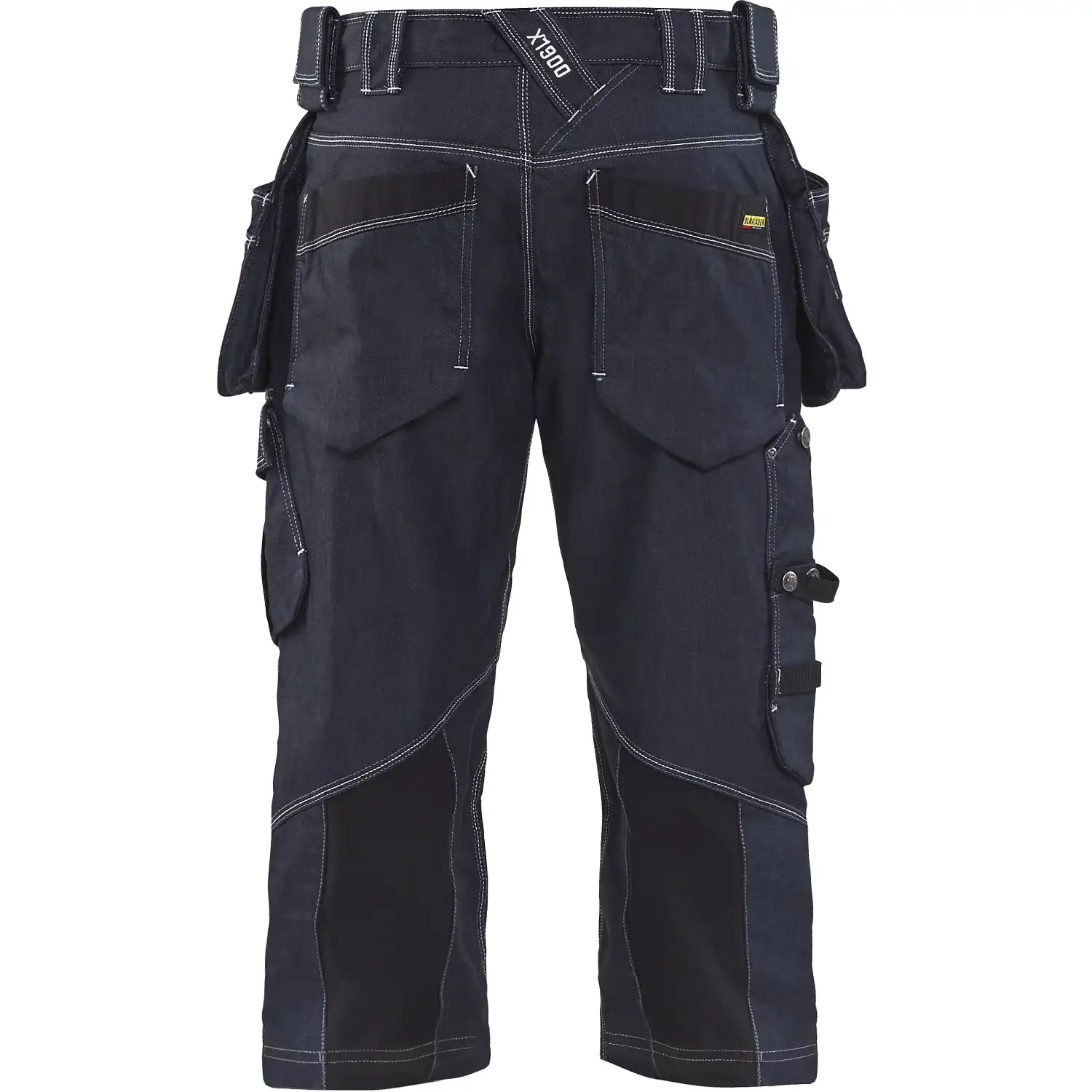 Stretch Jeans-Piratenhose m. Nageltaschen "X1900" in marine/schwarz, C48 - Thumbnail 2