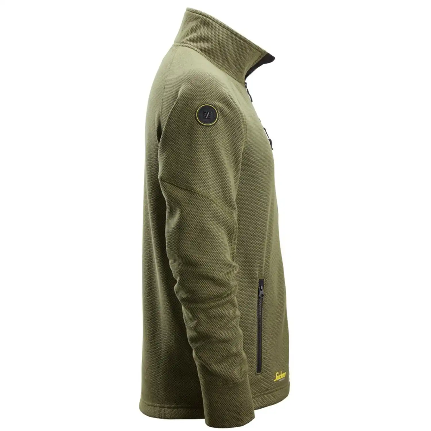 Fleece-Arbeitsjacke "FlexiWork" in khaki, L - Thumbnail 3