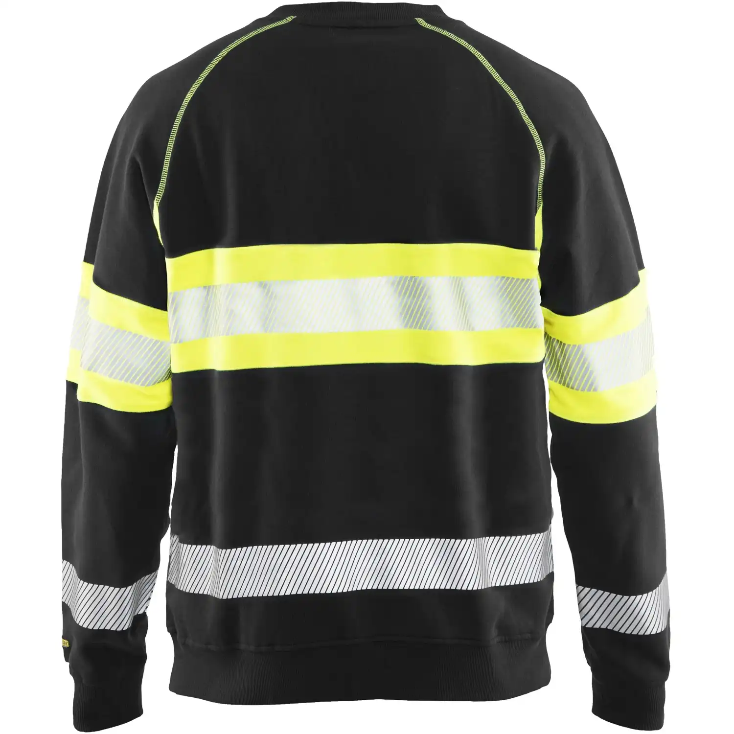 Warnschutz Pullover "3359" in schwarz/gelb, 4XL - Thumbnail 2