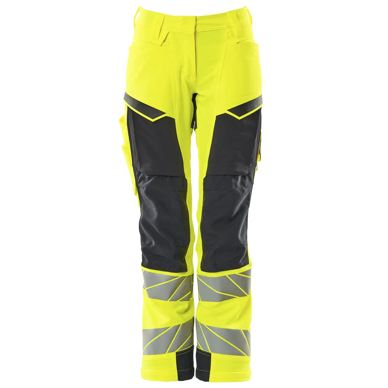 Dame Warn Stretchbundhose K2 ACCELERATESAFE  in gelb/schwarzblau, 76C42 - Thumbnail 1