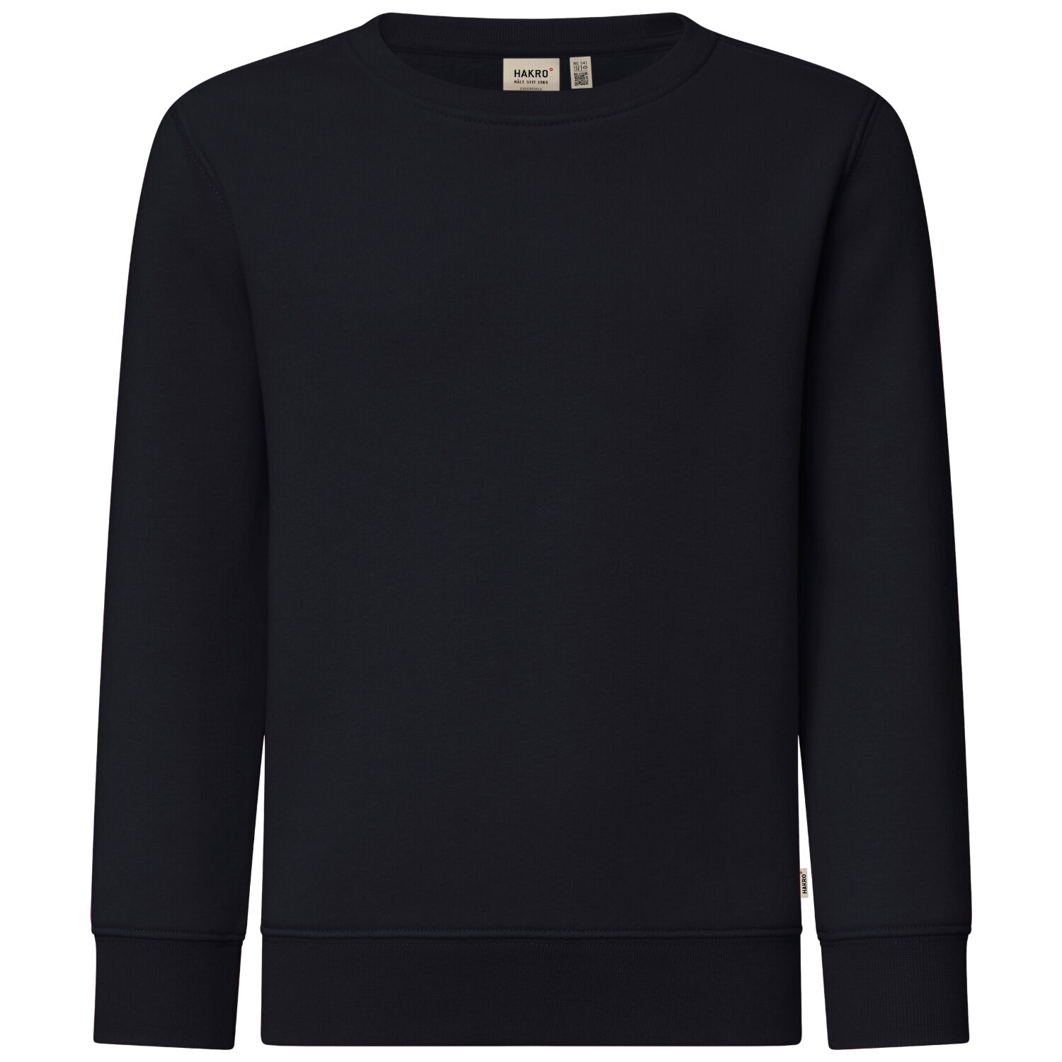 Kinder Sweatshirt Bio-Baumwolle "541" in schwarz, 110/116 - Thumbnail 1