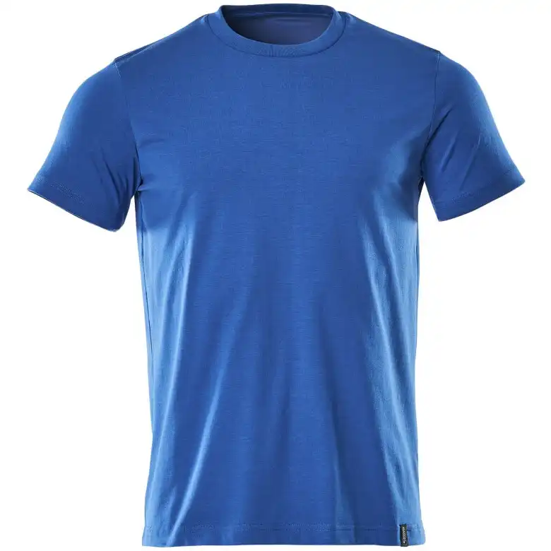 T-Shirt "20182" Crossover in azurblau, L - Bild 1