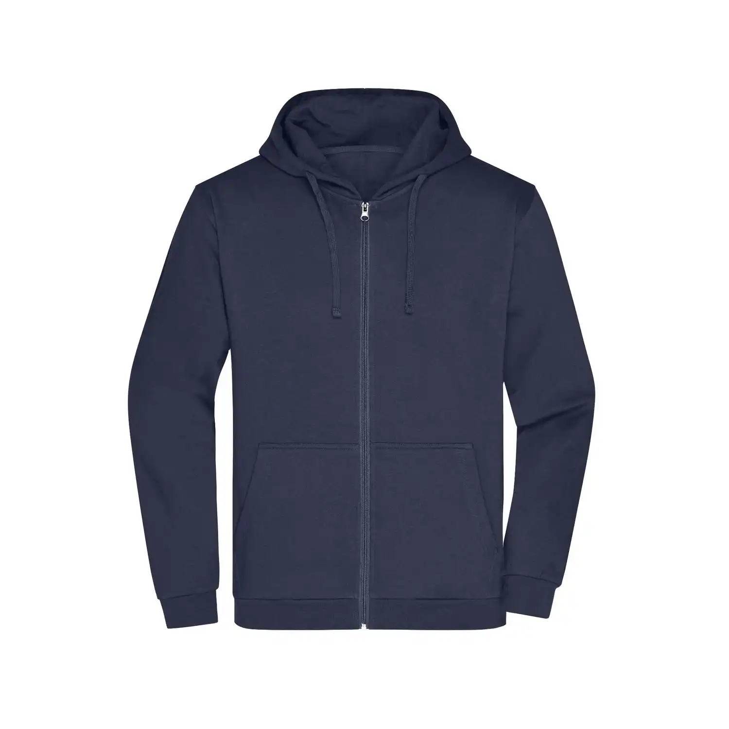 Men's Promo Zip Hoody in navy, L - Thumbnail 1