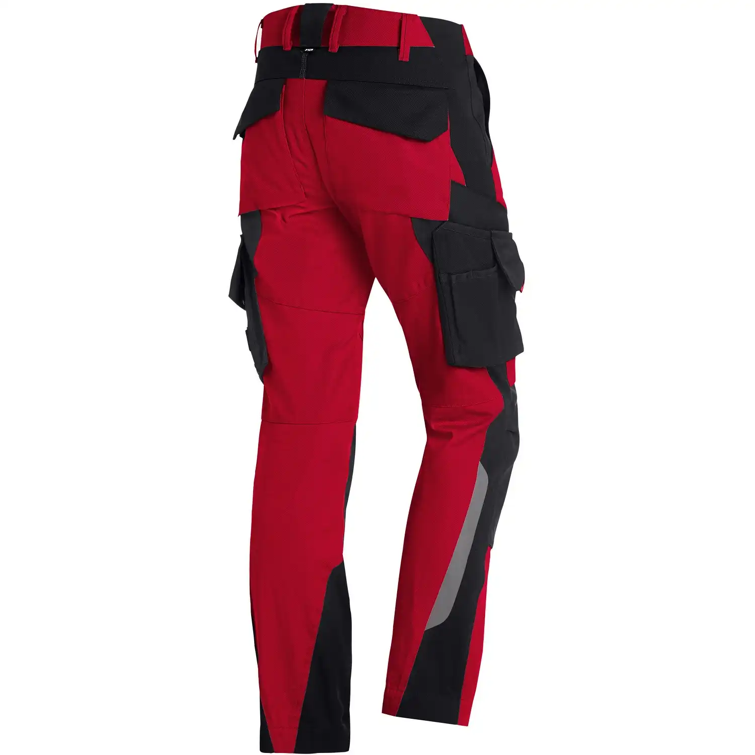 Damen-Arbeitshose "ALMA" in rot/schwarz, 40 - Thumbnail 2