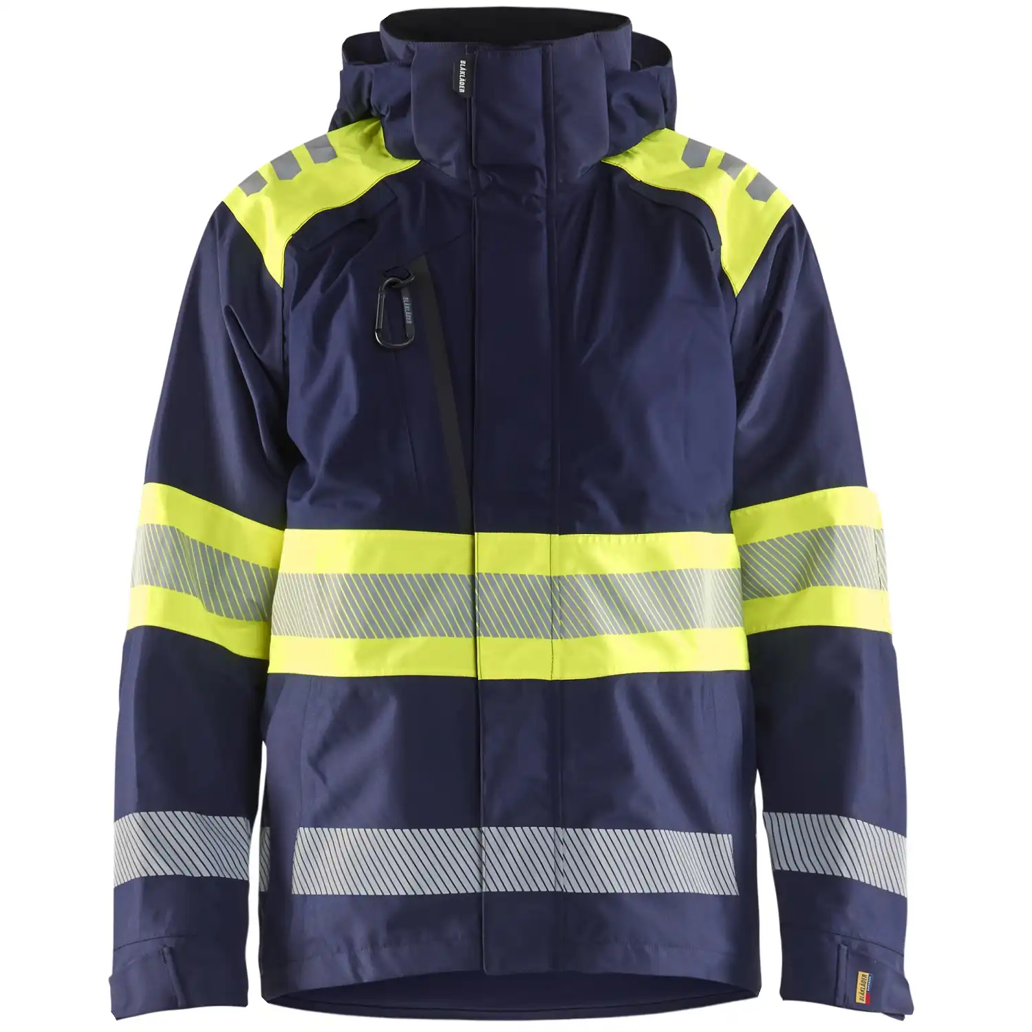 Warnschutz Regenjacke Kl. 1 "4420" in marine/gelb, 3XL - Thumbnail 1