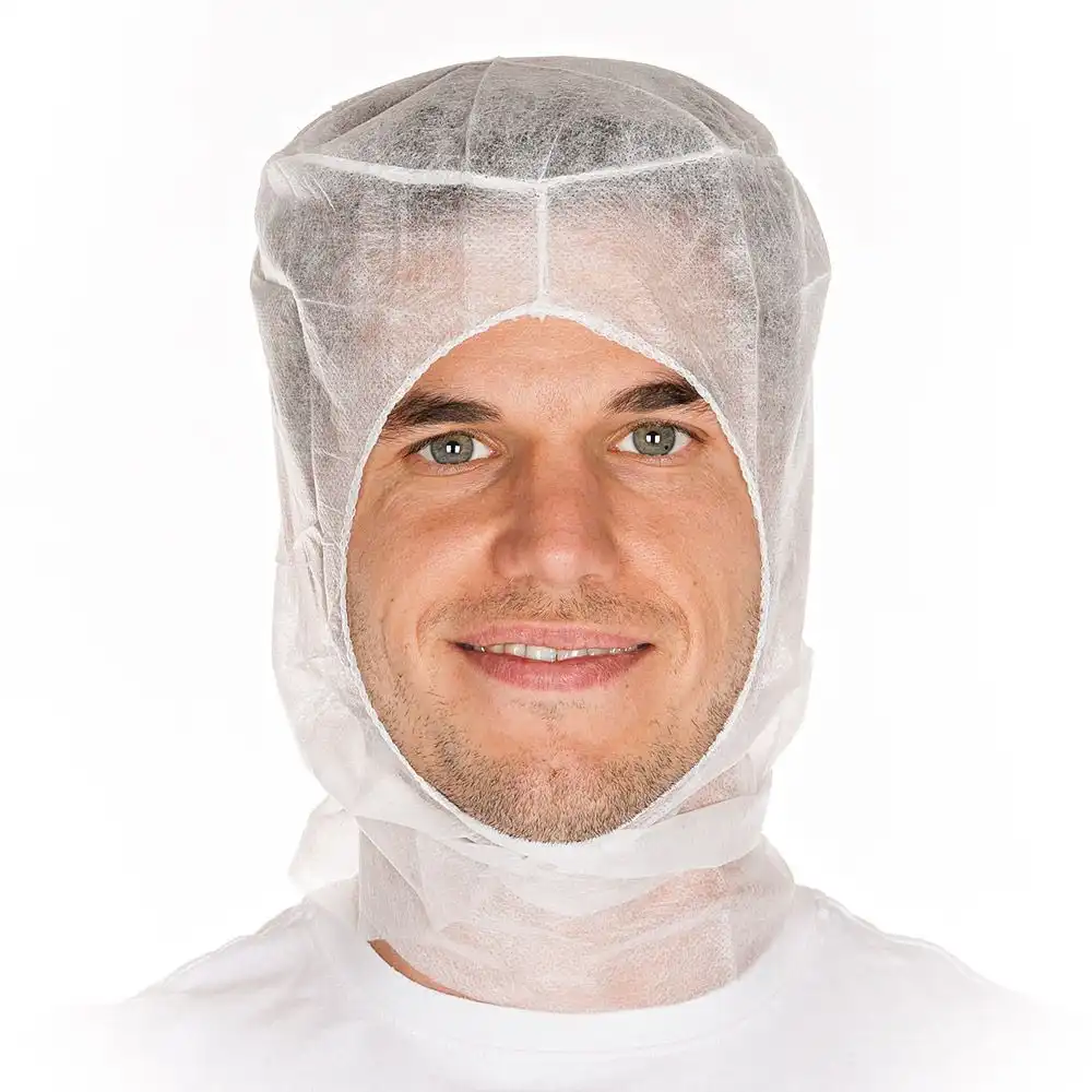 Industry Astrohaube PP zum Binden weiß | 100 Stück - Bild 1