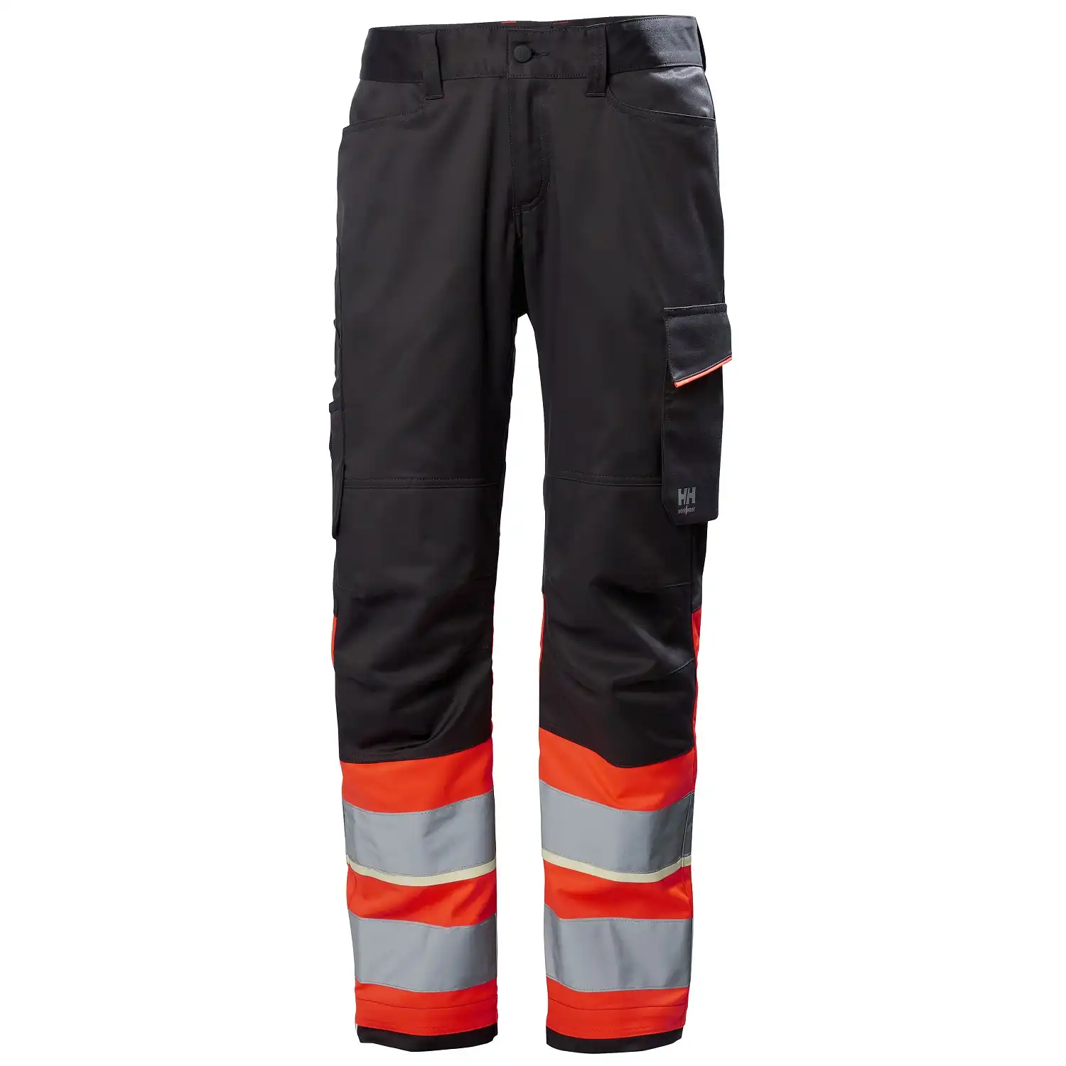 Warnschutz Bundhose Kl. 1 "UC-ME" in rot/schwarz, C54 - Thumbnail 1