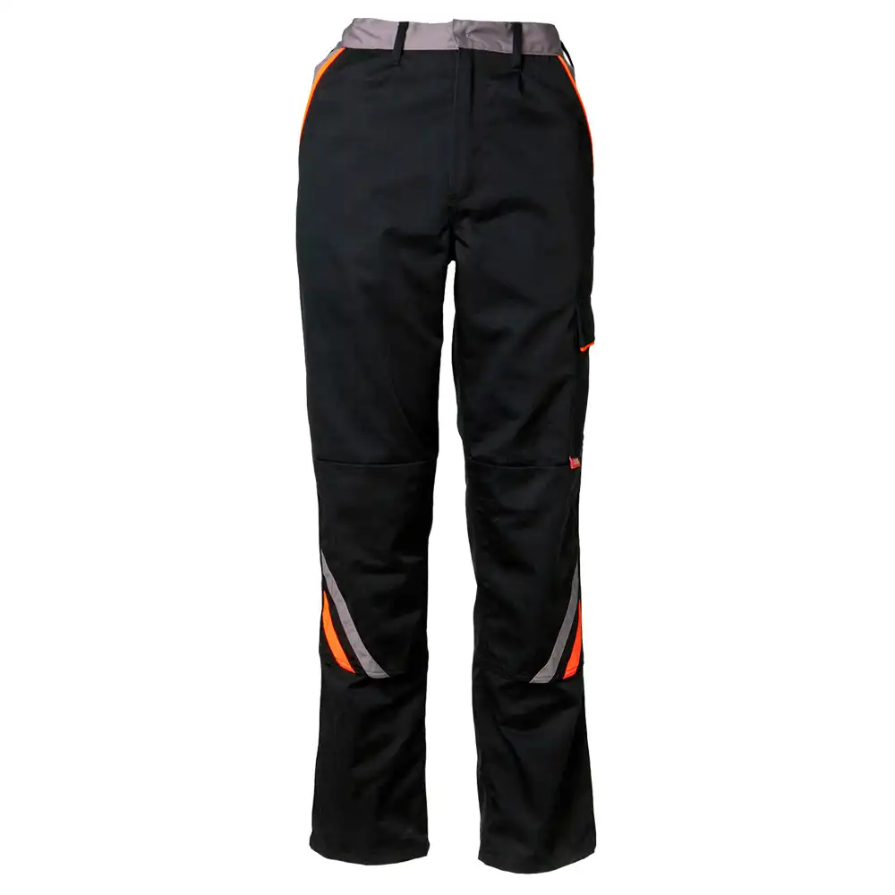 Bundhose "VISLINE" in schwarz/orange/zink, 42 - Bild 1